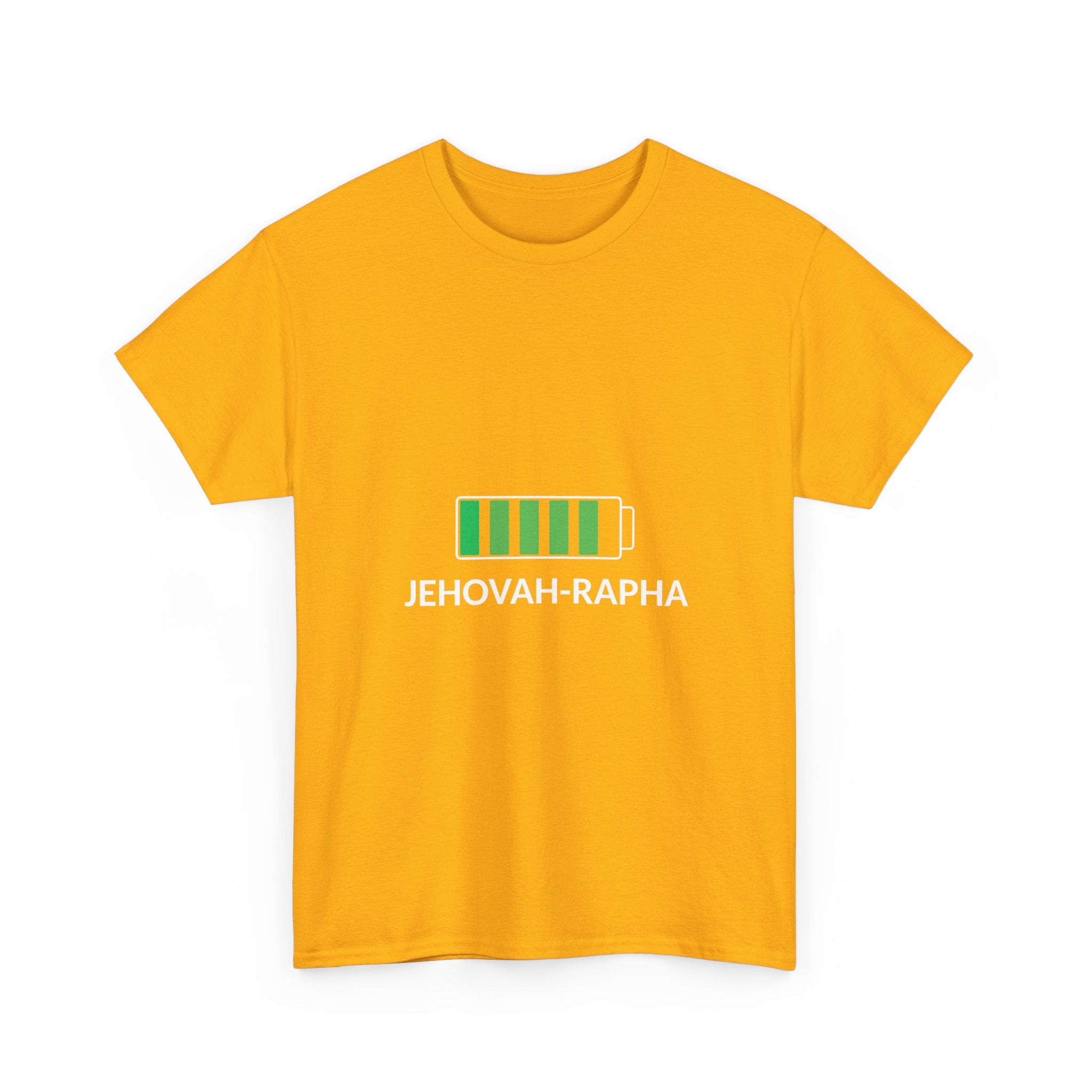 Battery Charge 'Jehovah-Rapha' T-Shirt — Christian Faith Tee