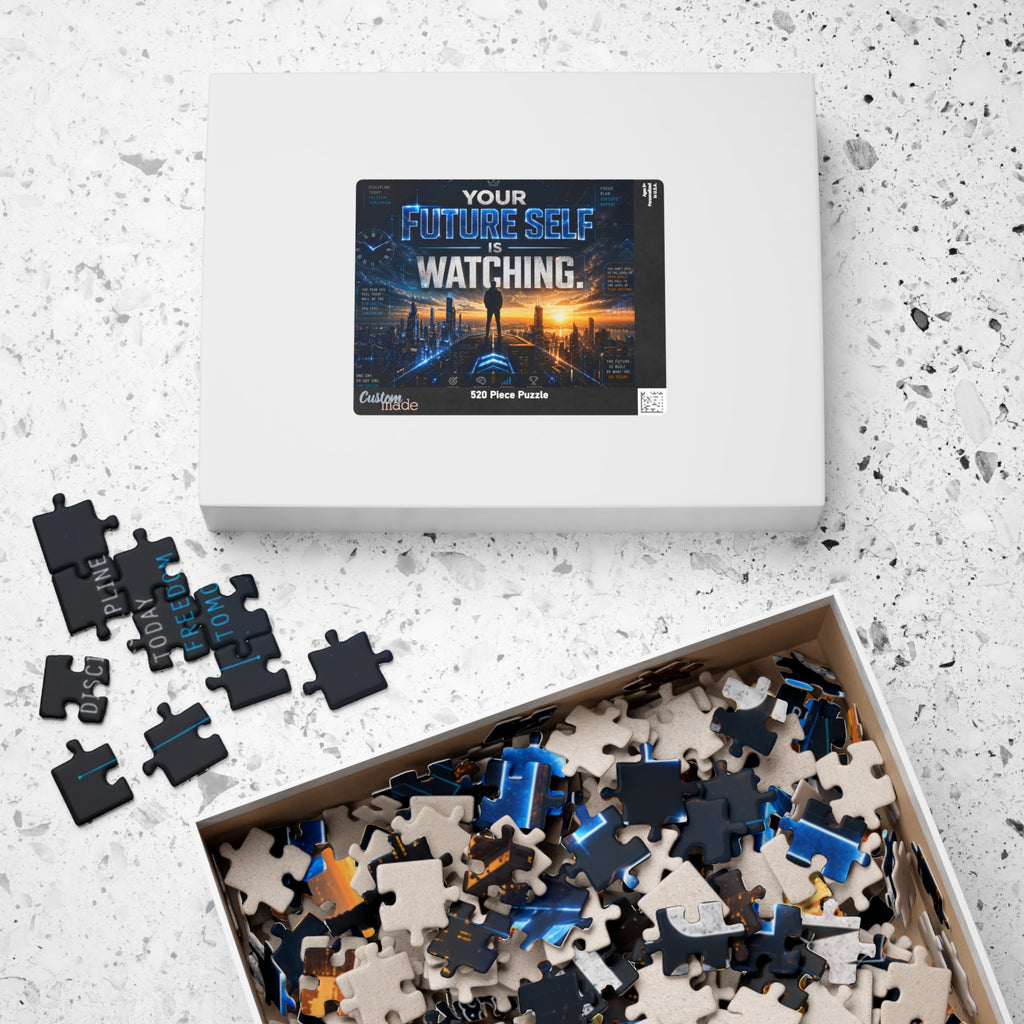 Motivational 'Your Future Self Is Watching' Jigsaw Puzzle — 520/1014-Piece