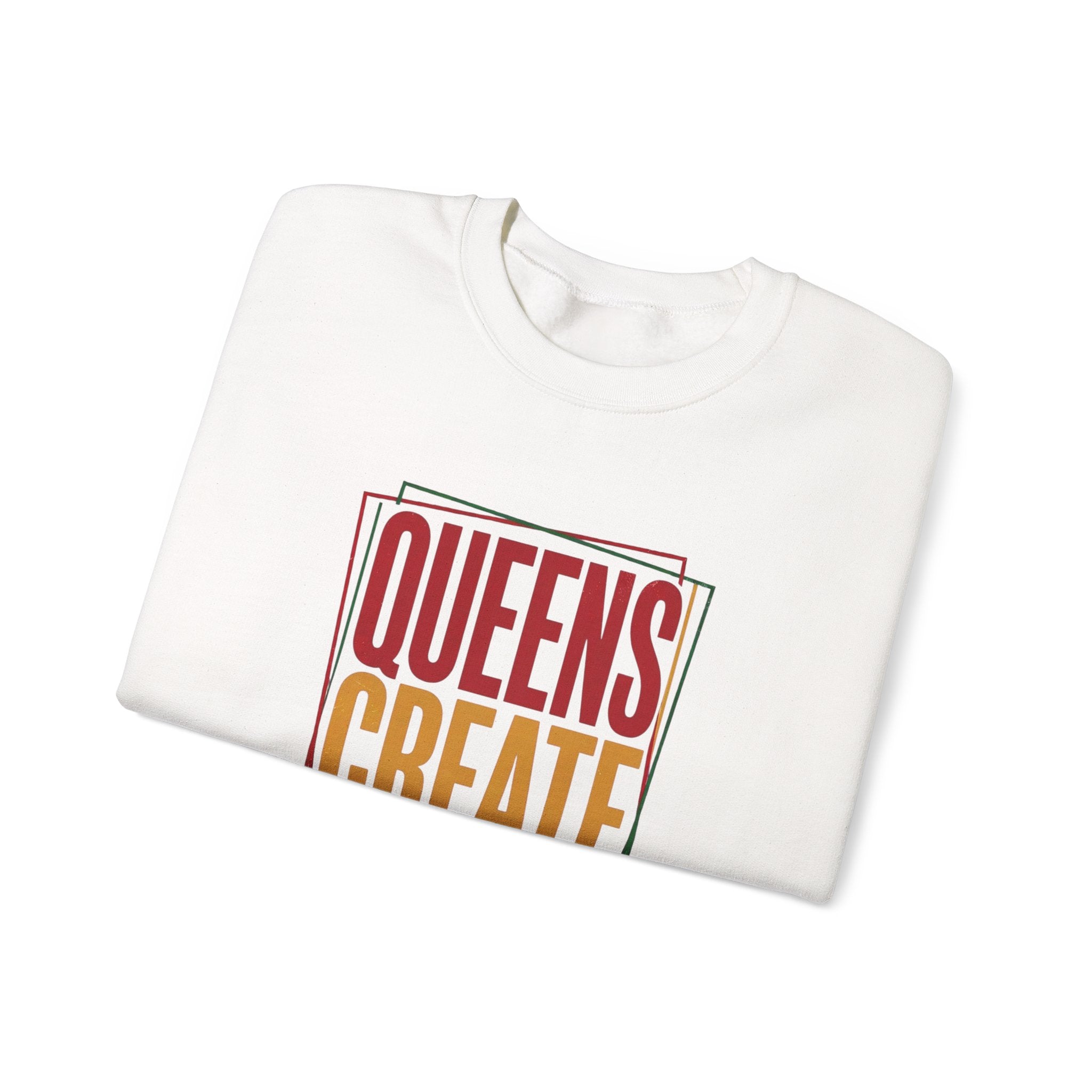 Queens Create Legacy Sweatshirt | Juneteenth Pan-African Colors, Black Pride 1865
