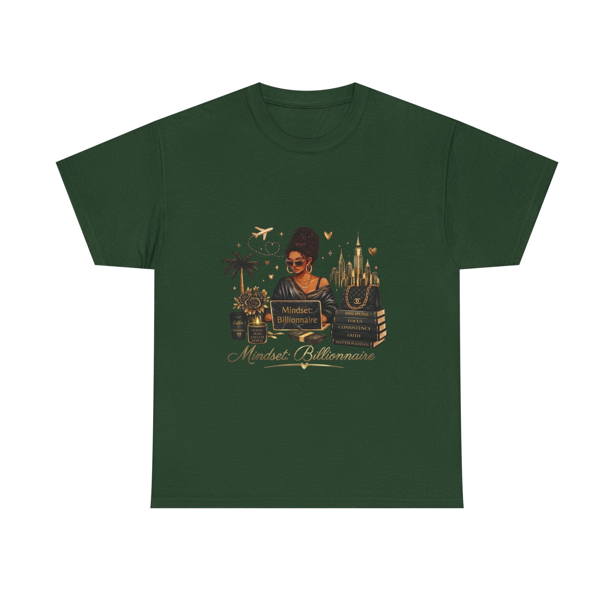 Millionnaire Mindset T-Shirt — Hustler Entrepreneur Motivational Tee