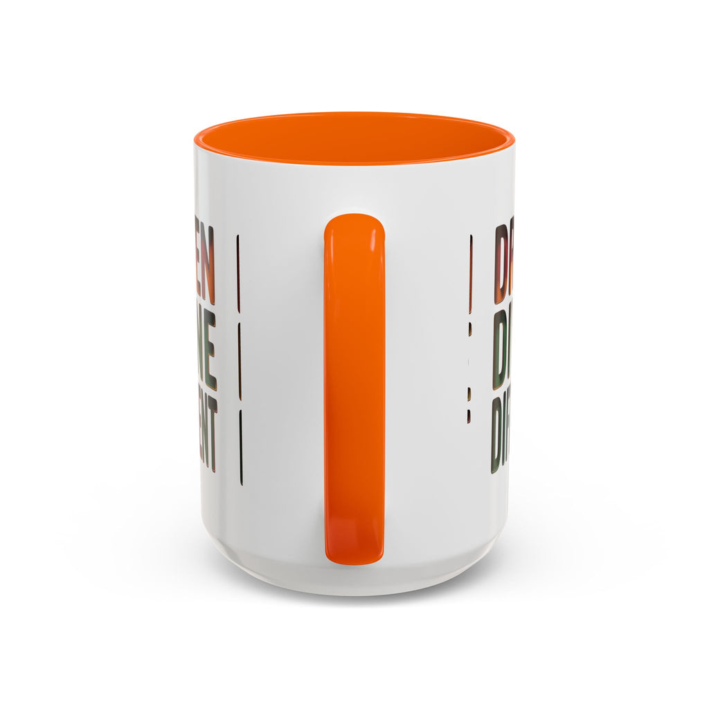 Driven Divine Different Accent Coffee Mug – Inspirational Rasta Color Typography (11/15oz)