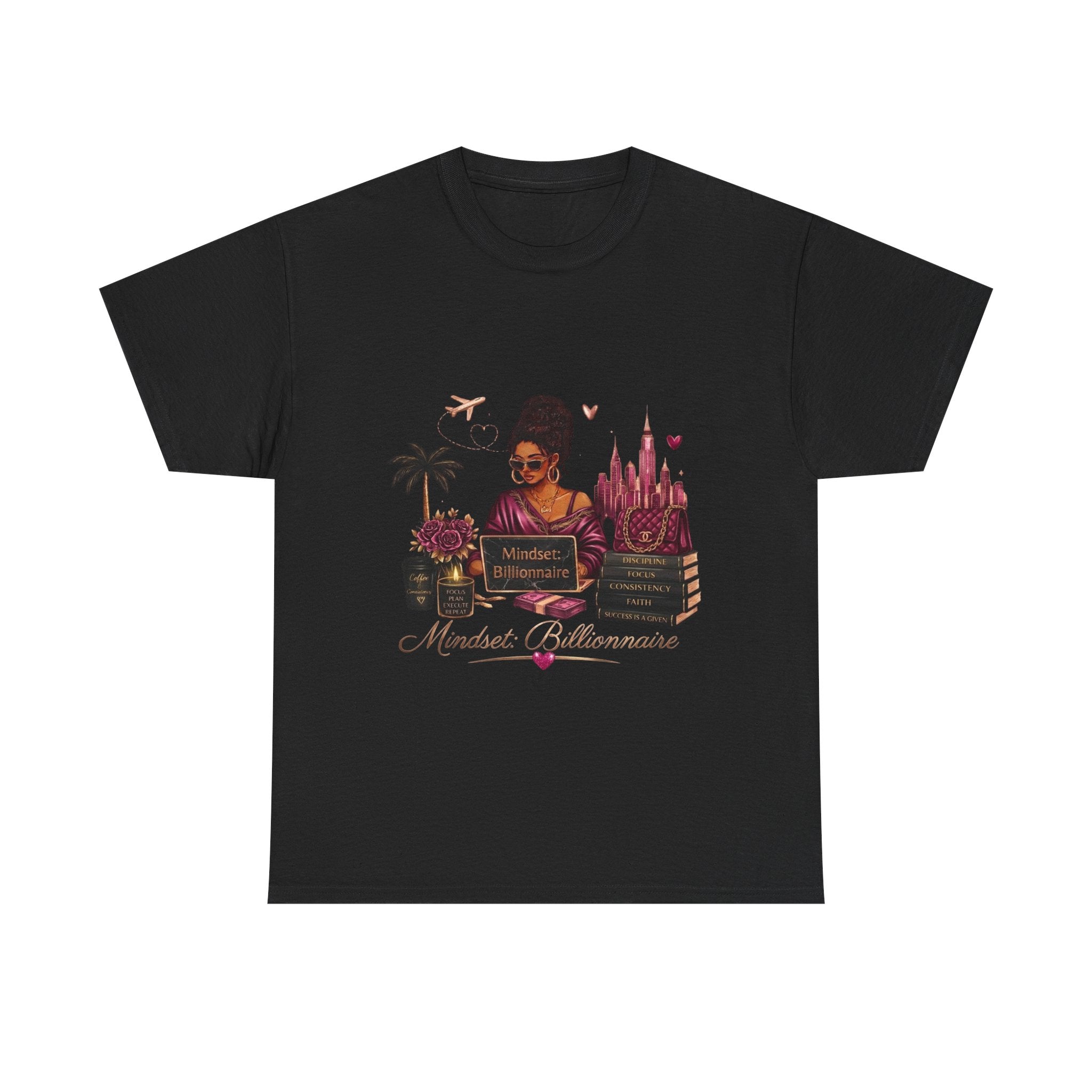 Black Mompreneur Travel Tee — Mom Boss Entrepreneur Shirt