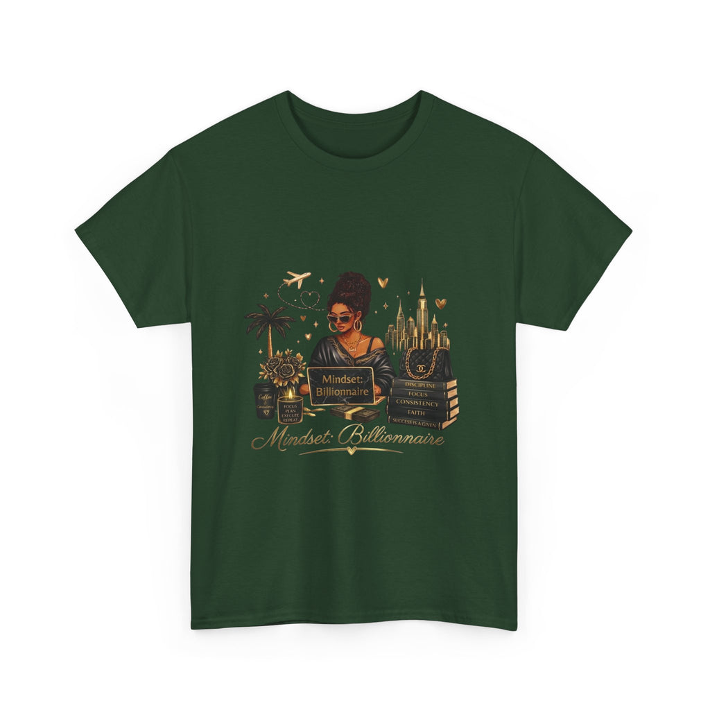 Millionnaire Mindset T-Shirt — Hustler Entrepreneur Motivational Tee