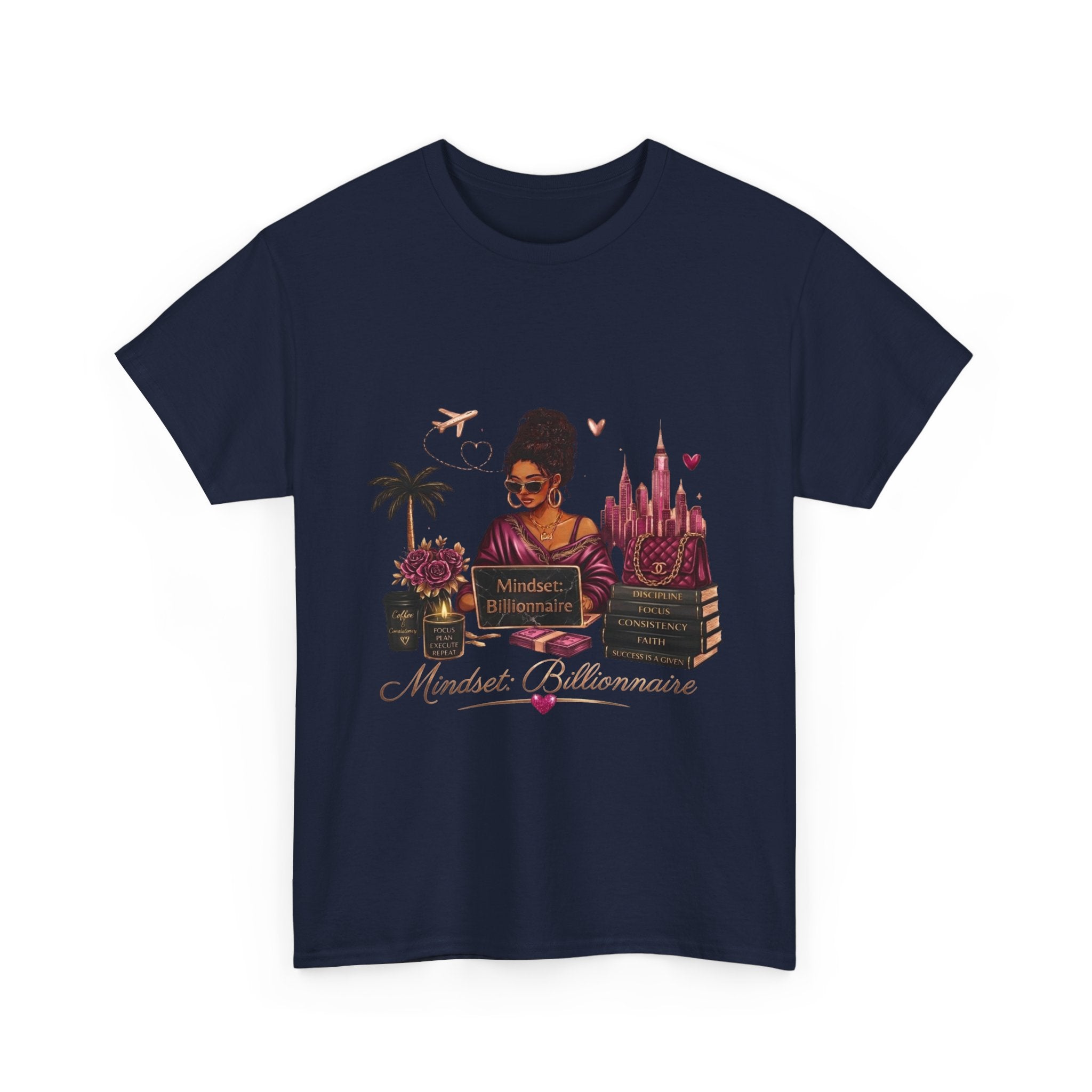 Black Mompreneur Travel Tee — Mom Boss Entrepreneur Shirt
