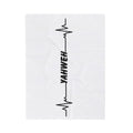 Yahweh Heartbeat Velveteen Plush Blanket — Religious Scripture Comfort Throw
