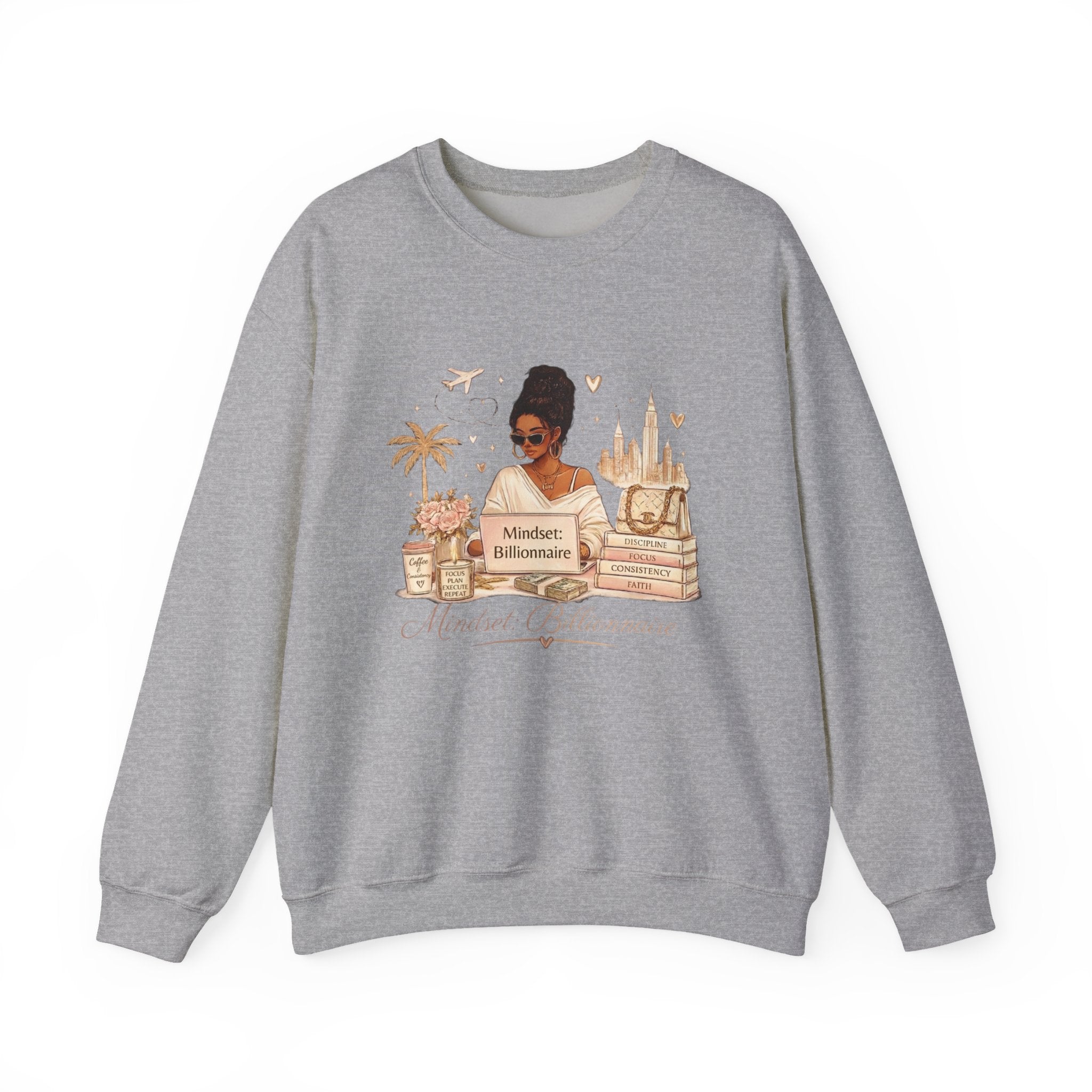 Mindset: Billionaire Sweatshirt — Luxe Travel & Ambition Crewneck
