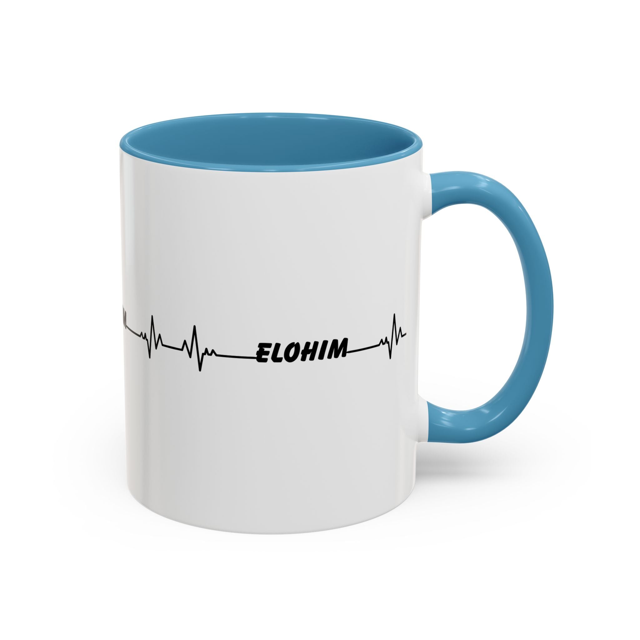 Elohim Heartbeat Accent Coffee Mug — 11/15oz