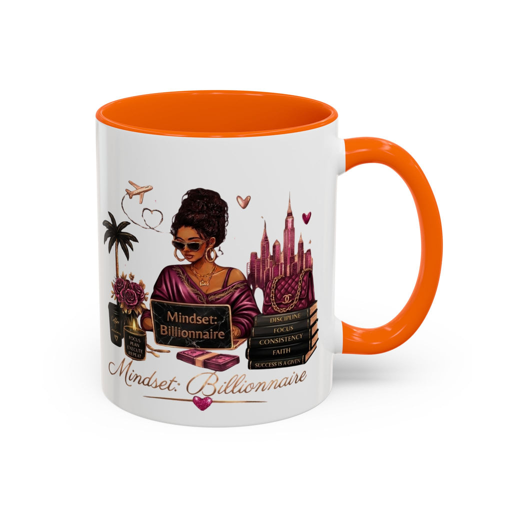 Mindset Billionaire Coffee Mug — Empowerment Coffee Cup for Ambitious Women