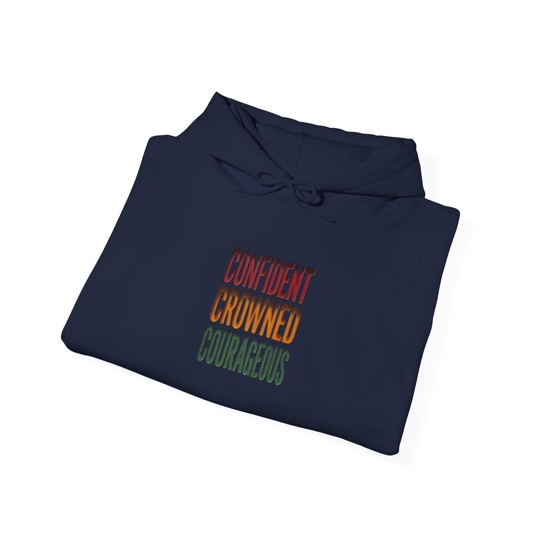 Confident Crowned Courageous Hoodie | Juneteenth Pan-African 1865 Freedom