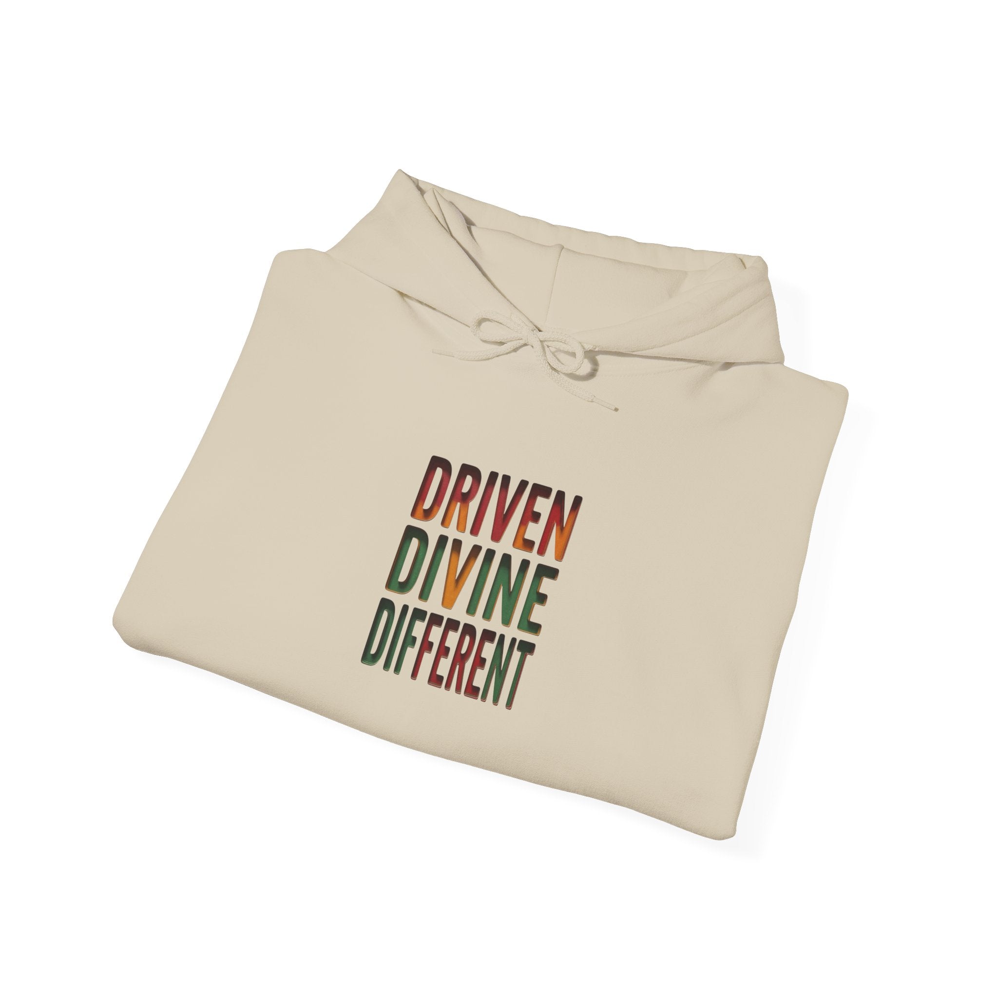 Driven Divine Different Hoodie | Juneteenth, Pan-African Colors