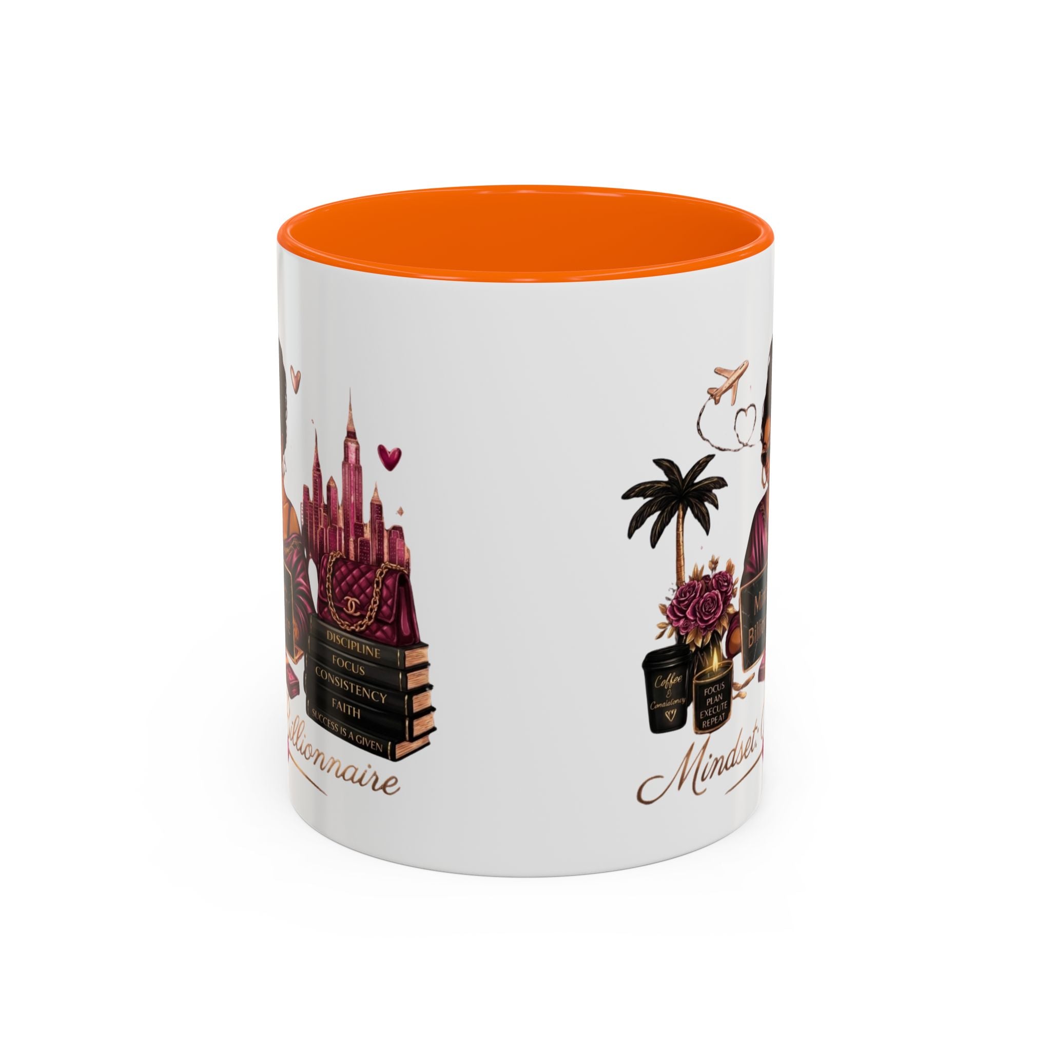 Mindset Billionaire Coffee Mug — Empowerment Coffee Cup for Ambitious Women