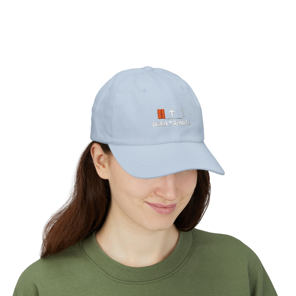 Need Yahweh Embroidered Dad Cap — Christian Faith Baseball Hat