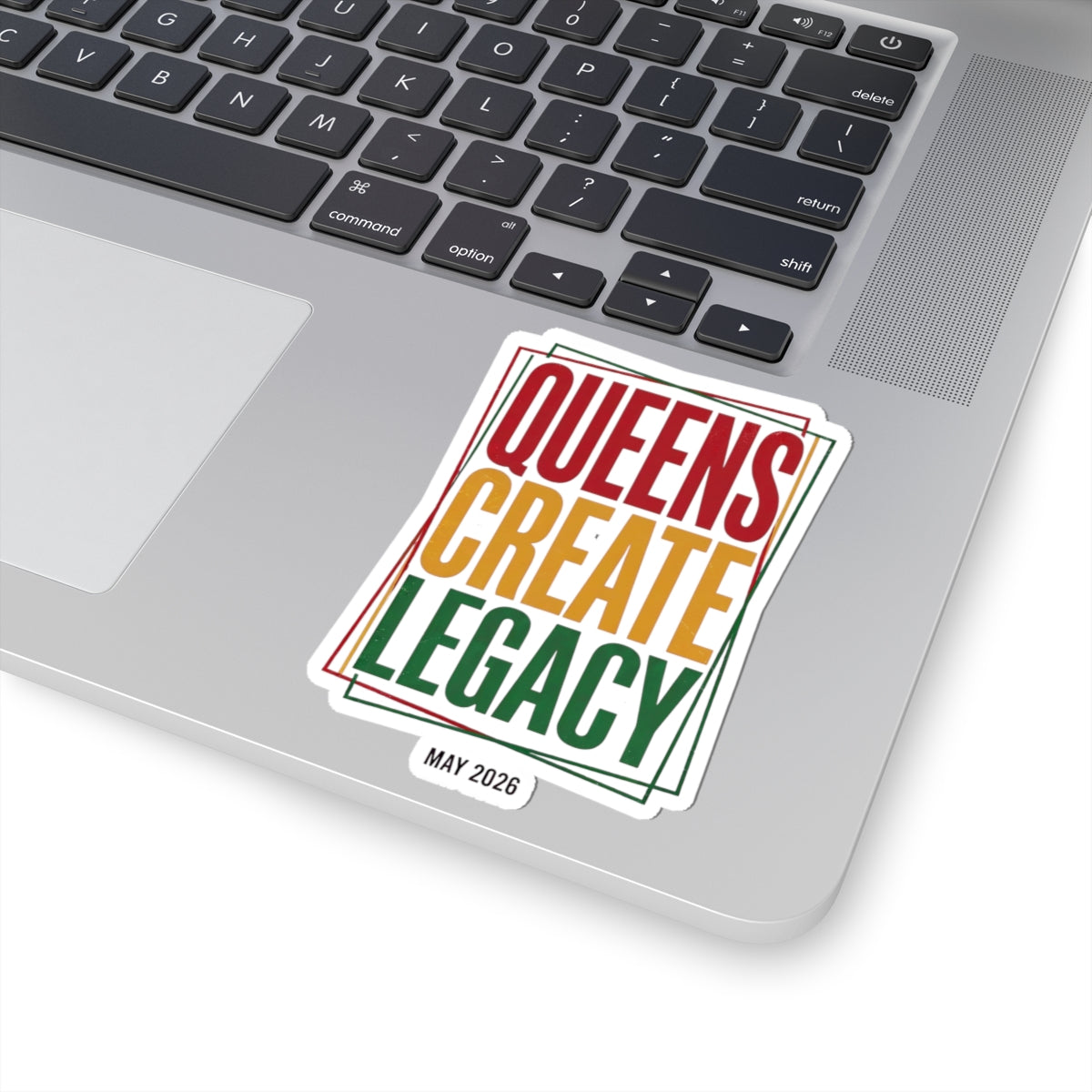Queens Create Legacy Kiss-Cut Stickers | Juneteenth Pan-African Colors