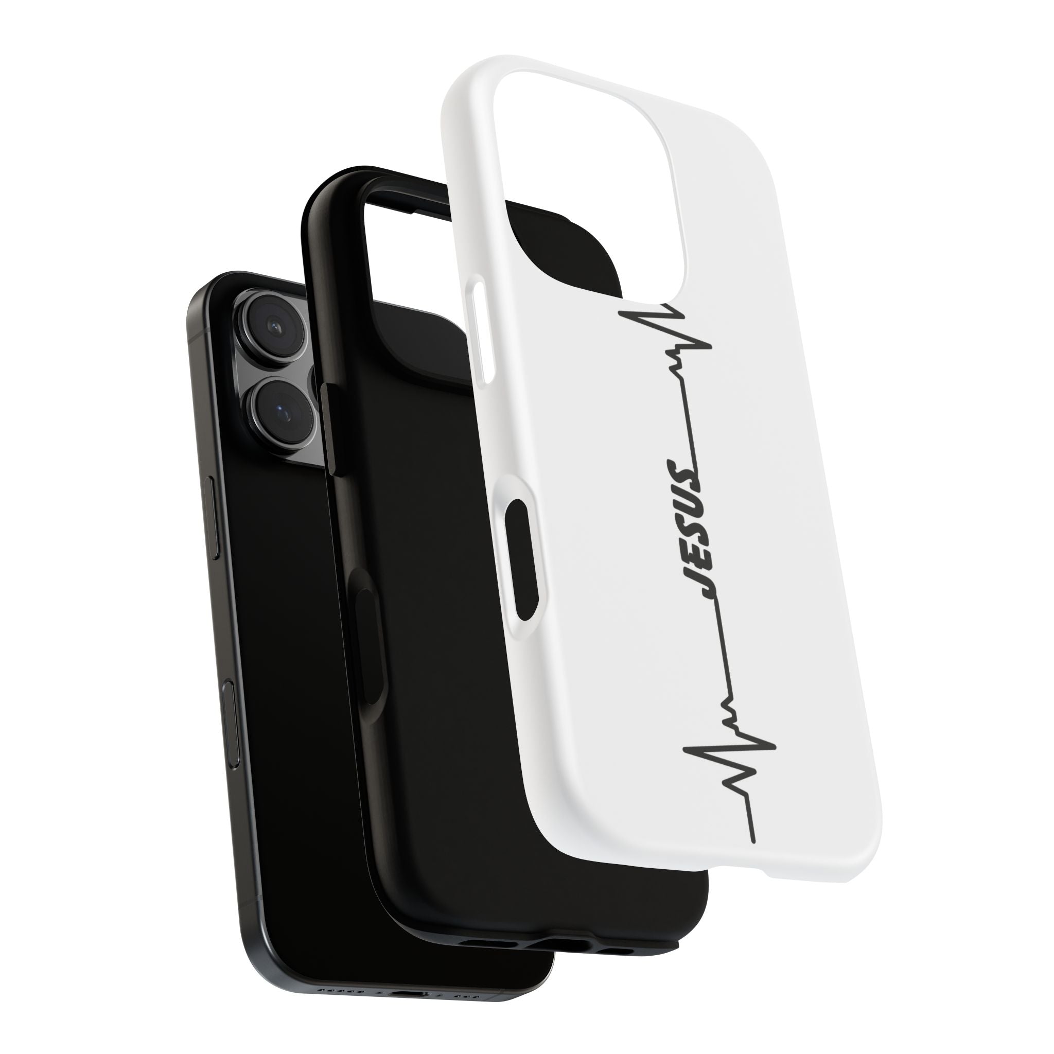 Jesus Heartbeat Phone Case — Christian Faith Protective Phone Cover