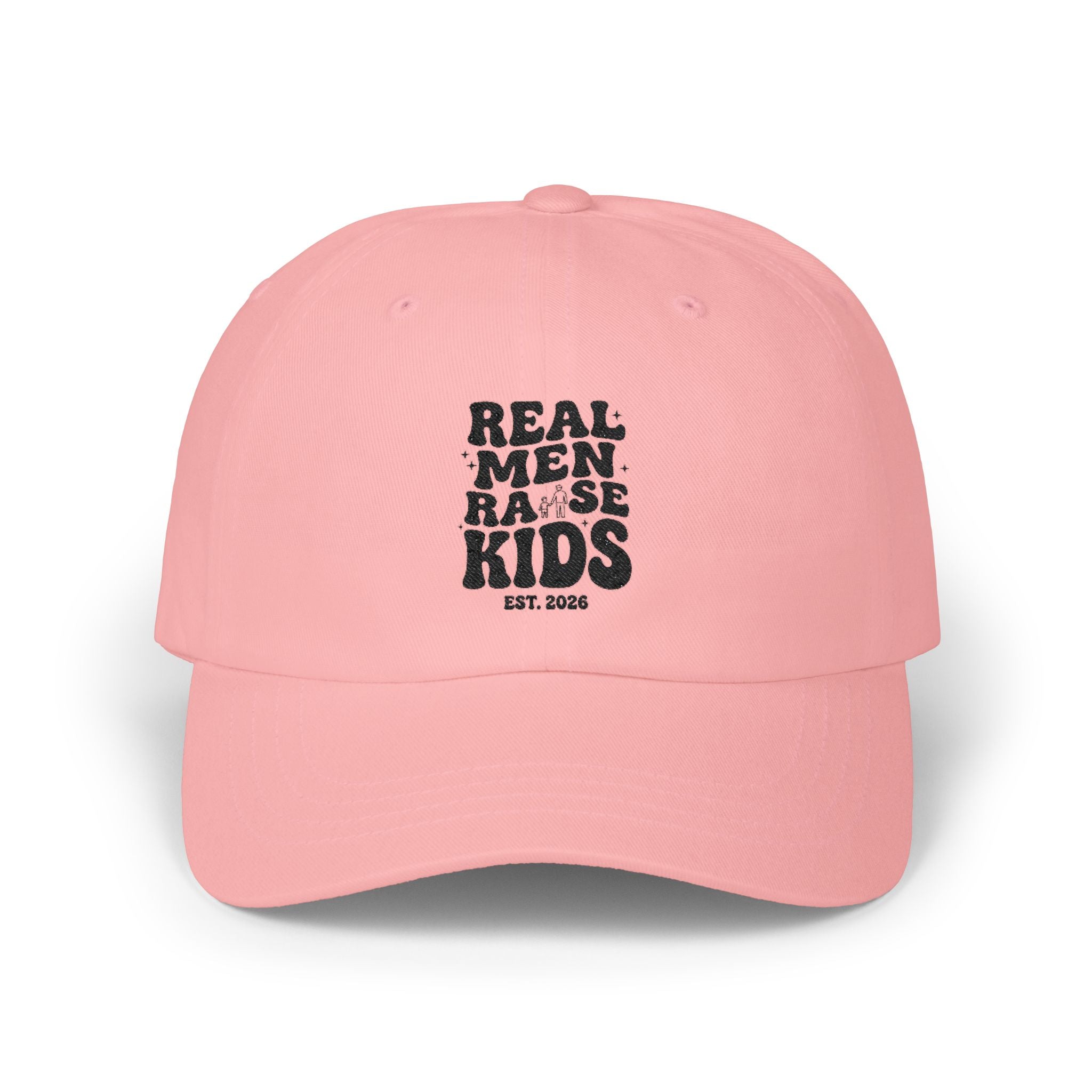 Dad Cap – “Real Men Raise Kids” Embroidered Baseball Hat
