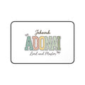 Adonai Desk Mat – “Jehovah Adonai, Lord and Master” Inspirational Office Mouse Pad
