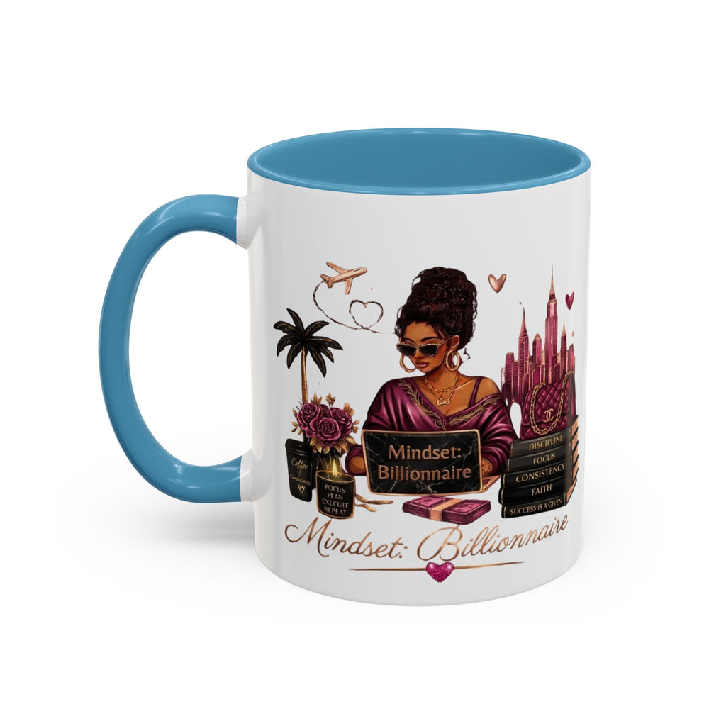 Mindset Billionaire Coffee Mug — Empowerment Coffee Cup for Ambitious Women