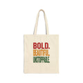 Bold Beautiful Unstoppable Tote | Juneteenth Pan-African Colors