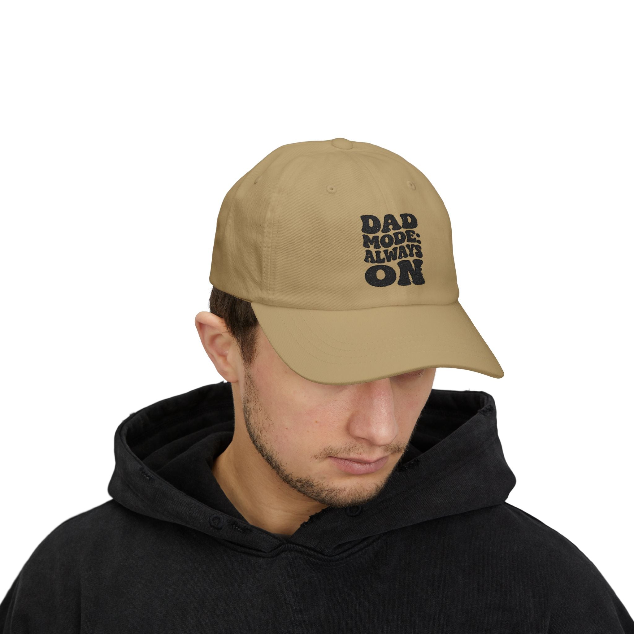 DAD MODE: ALWAYS ON Cap — Classic Dad Hat for Fathers & New Dads