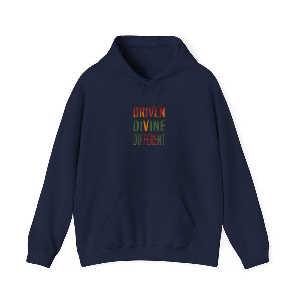 Driven Divine Different Hoodie | Juneteenth, Pan-African Colors