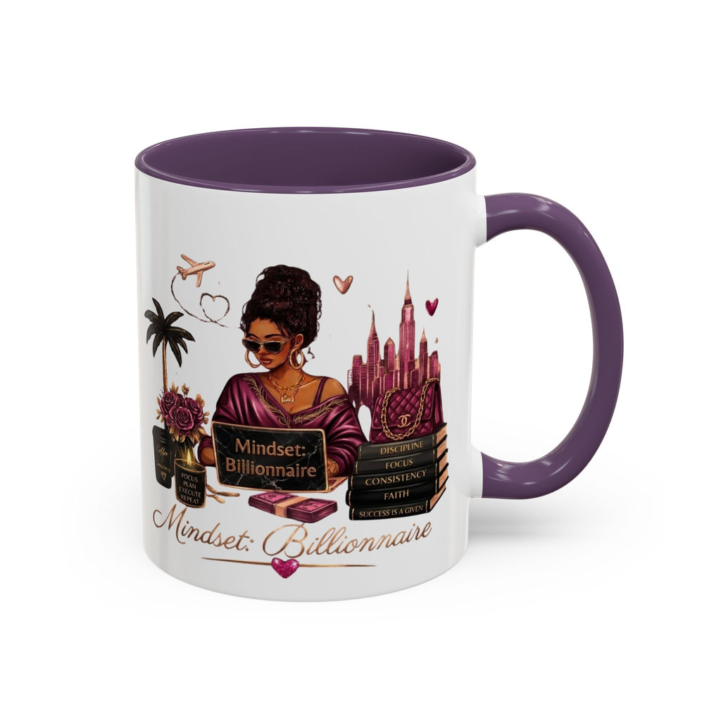 Mindset Billionaire Coffee Mug — Empowerment Coffee Cup for Ambitious Women