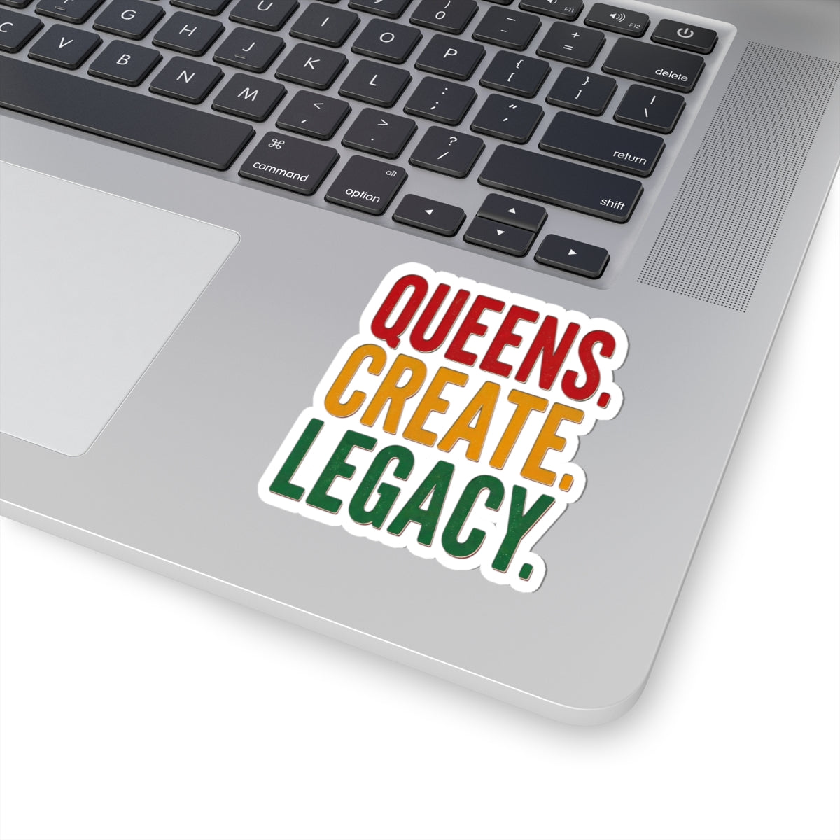 Queens Create Legacy Sticker | Juneteenth Pan-African Colors, Black Pride