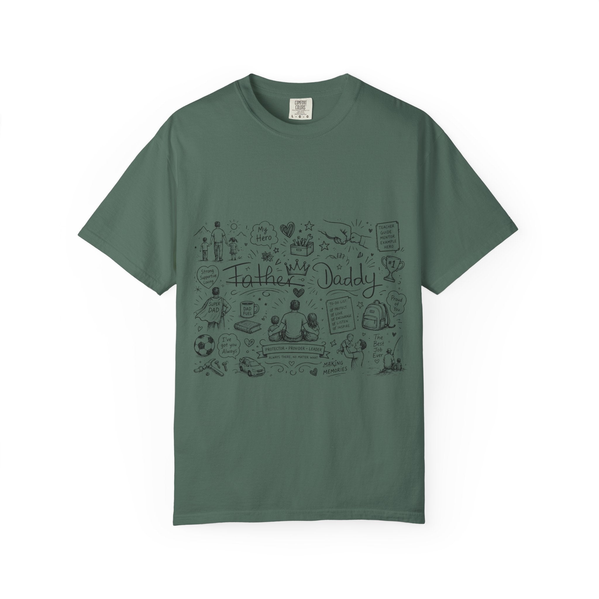 Father/Daddy Doodle T-Shirt — Fathers Day Gift Tee