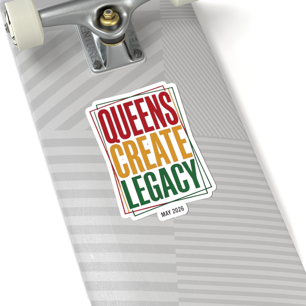 Queens Create Legacy Kiss-Cut Stickers | Juneteenth Pan-African Colors