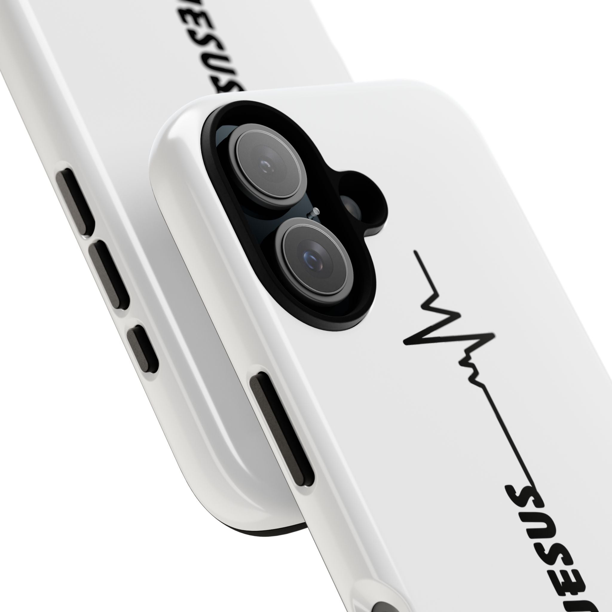 Jesus Heartbeat Phone Case — Christian Faith Protective Phone Cover