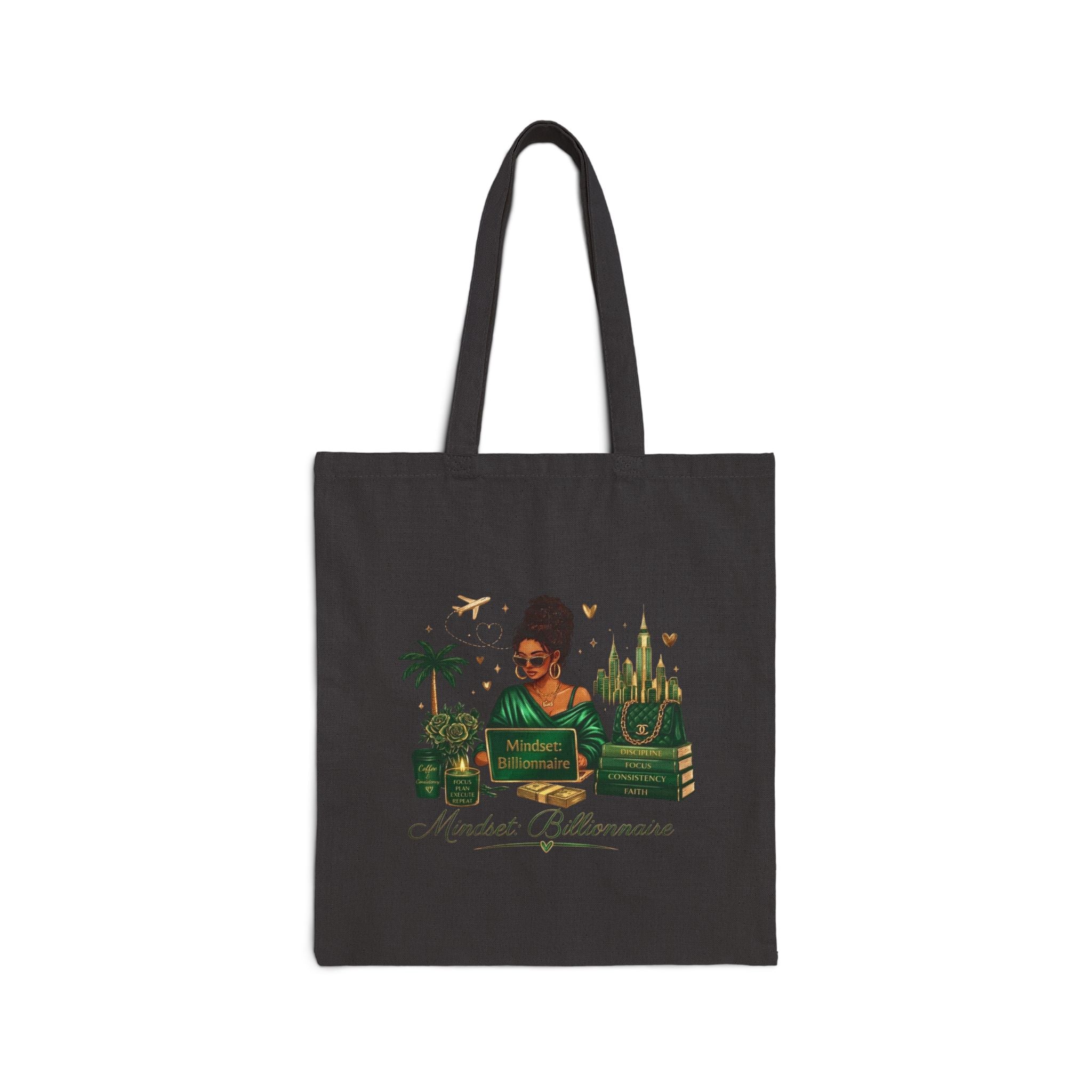 Tote Bag — "Monstera Botanica" Plant Lover Canvas Tote