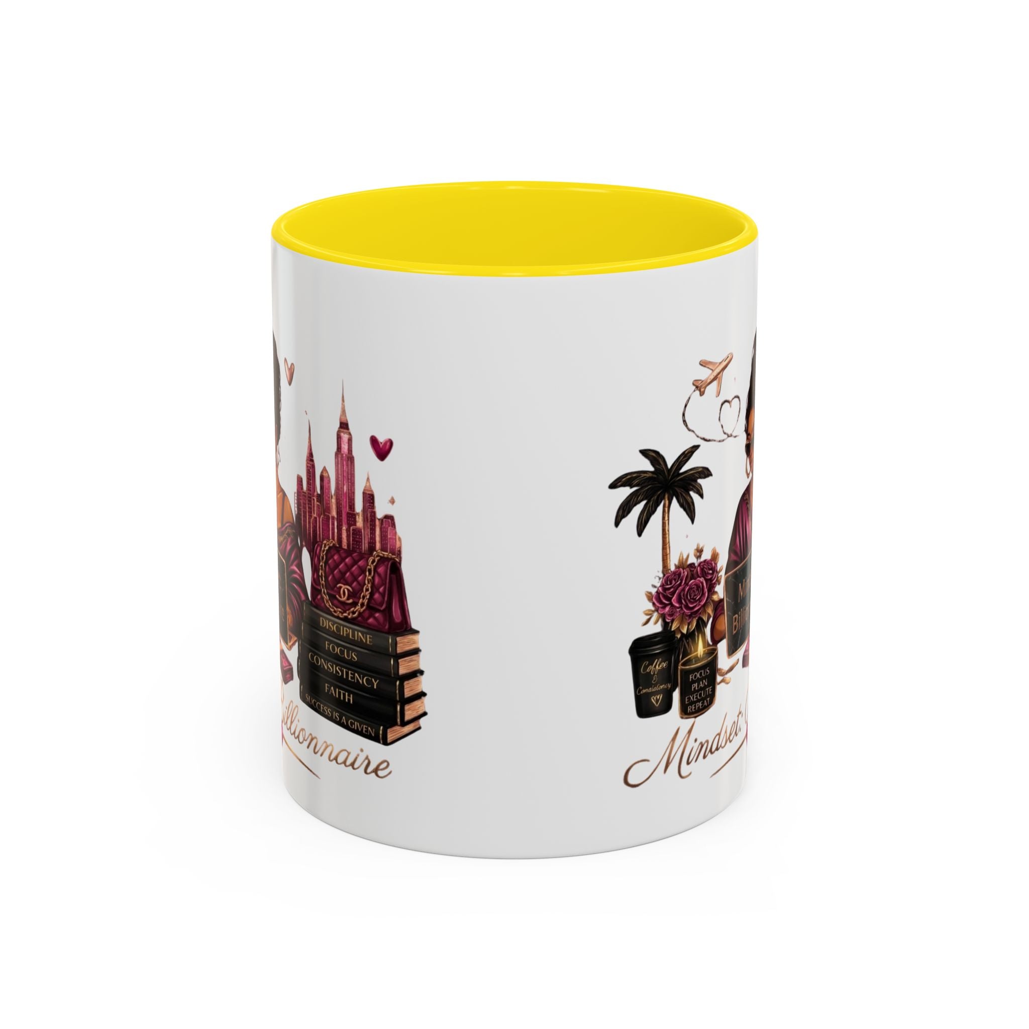 Mindset Billionaire Coffee Mug — Empowerment Coffee Cup for Ambitious Women