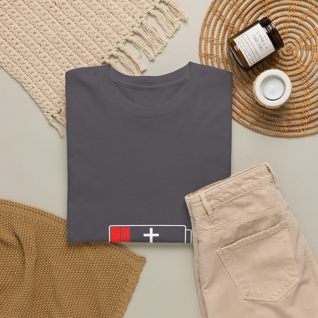 Need Jesus Low Battery Christian T-Shirt
