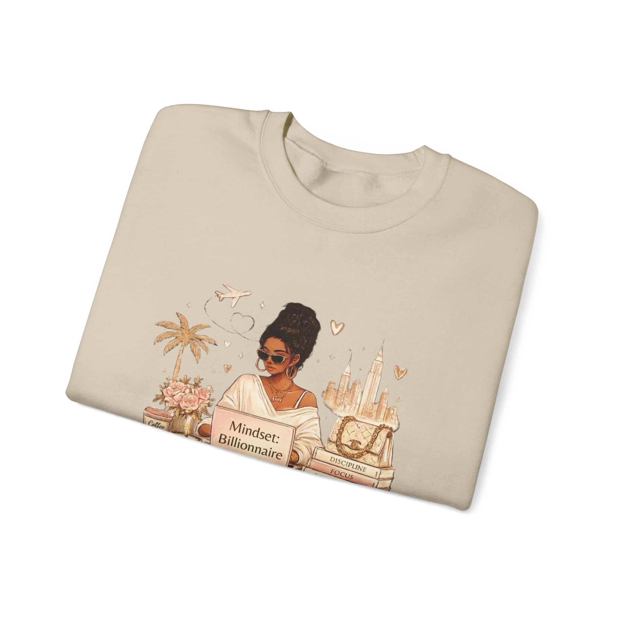Mindset: Billionaire Sweatshirt — Luxe Travel & Ambition Crewneck
