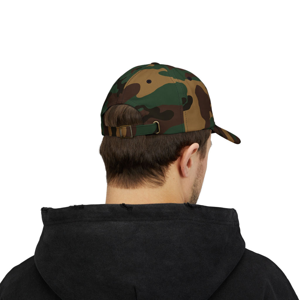 Dad Cap — "Mi Good. Mi Blessed. Mi Unbothered." Embroidered Crown Hat