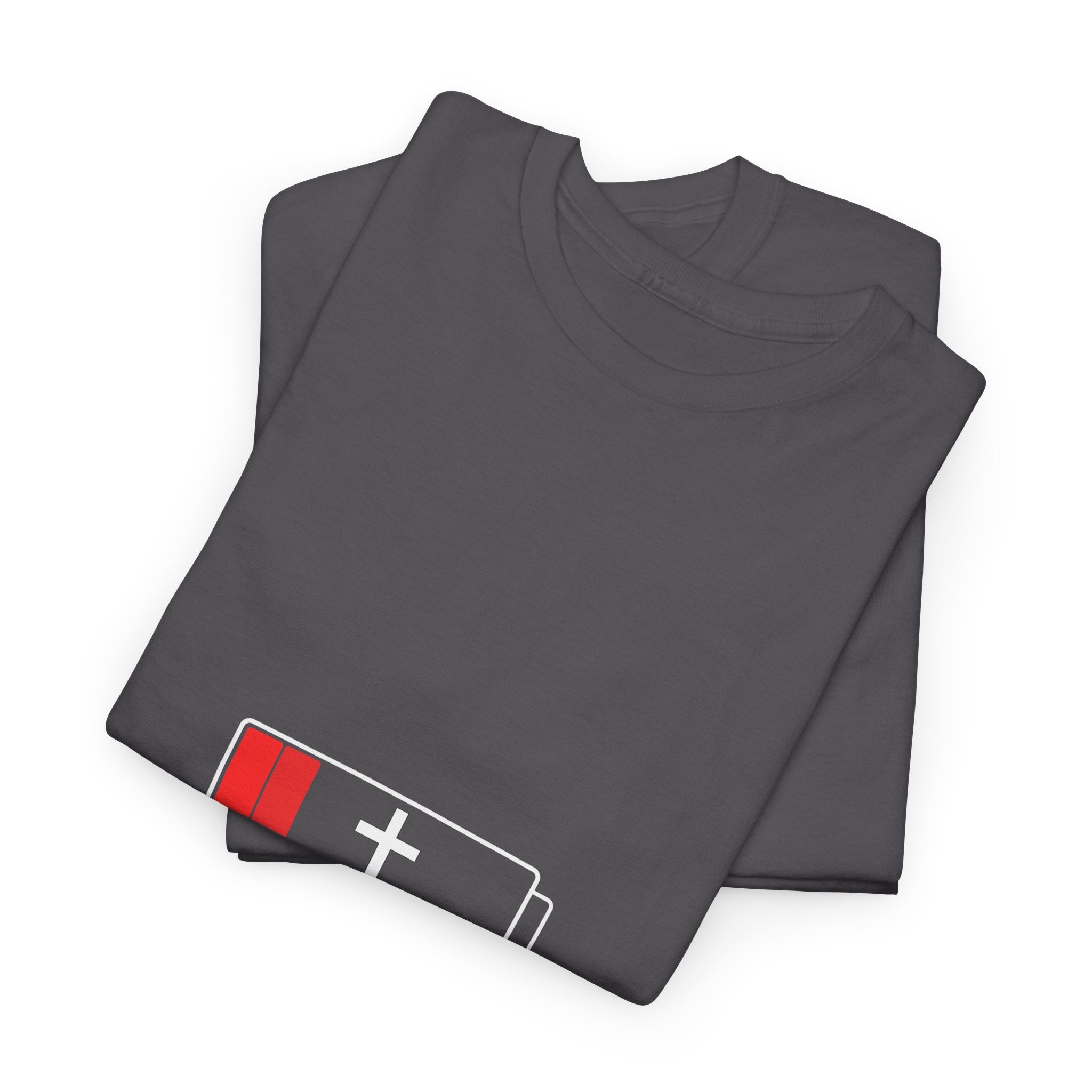 Need Jesus Low Battery Christian T-Shirt