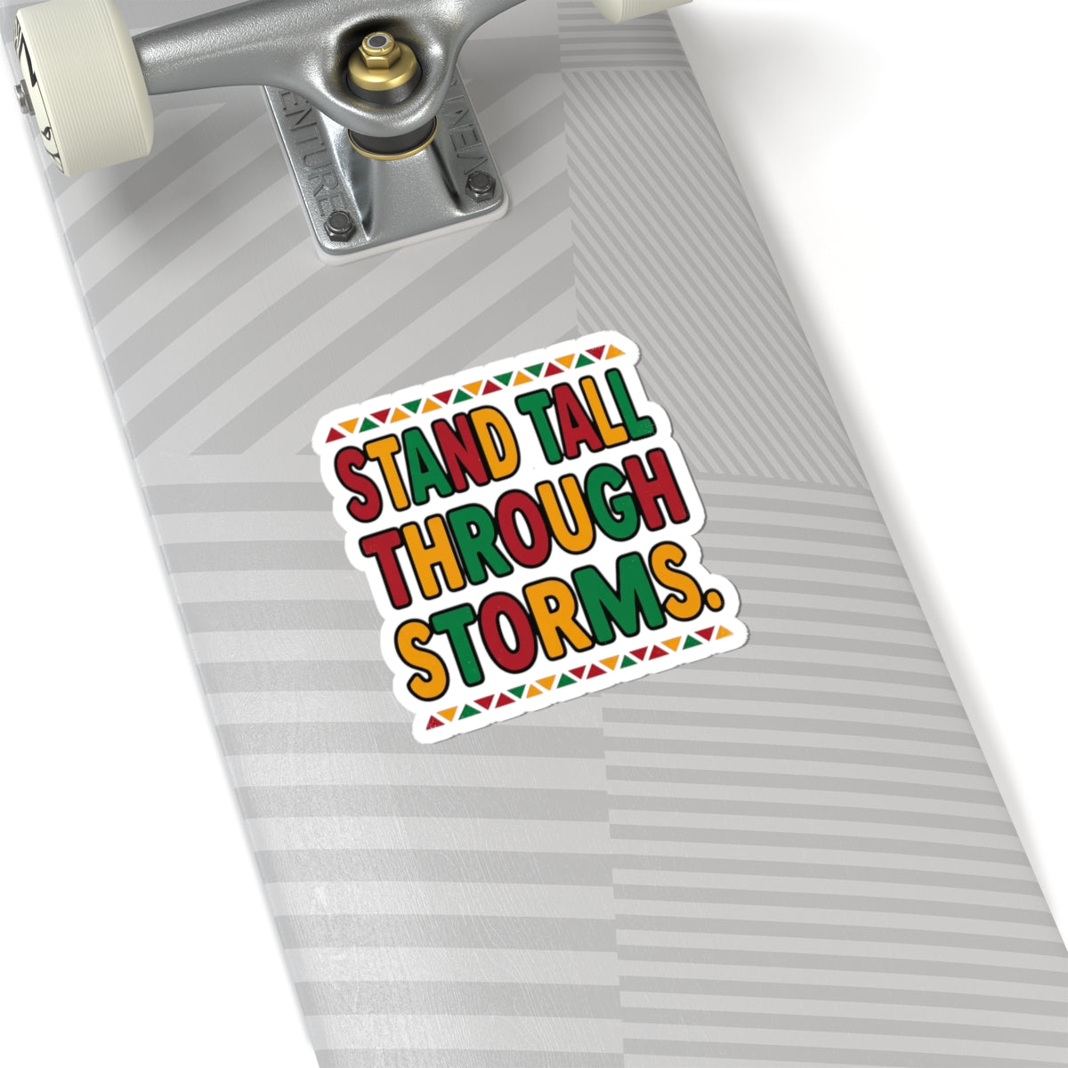 Stand Tall Through Storms Sticker | Juneteenth Pan-African 1865 Pride