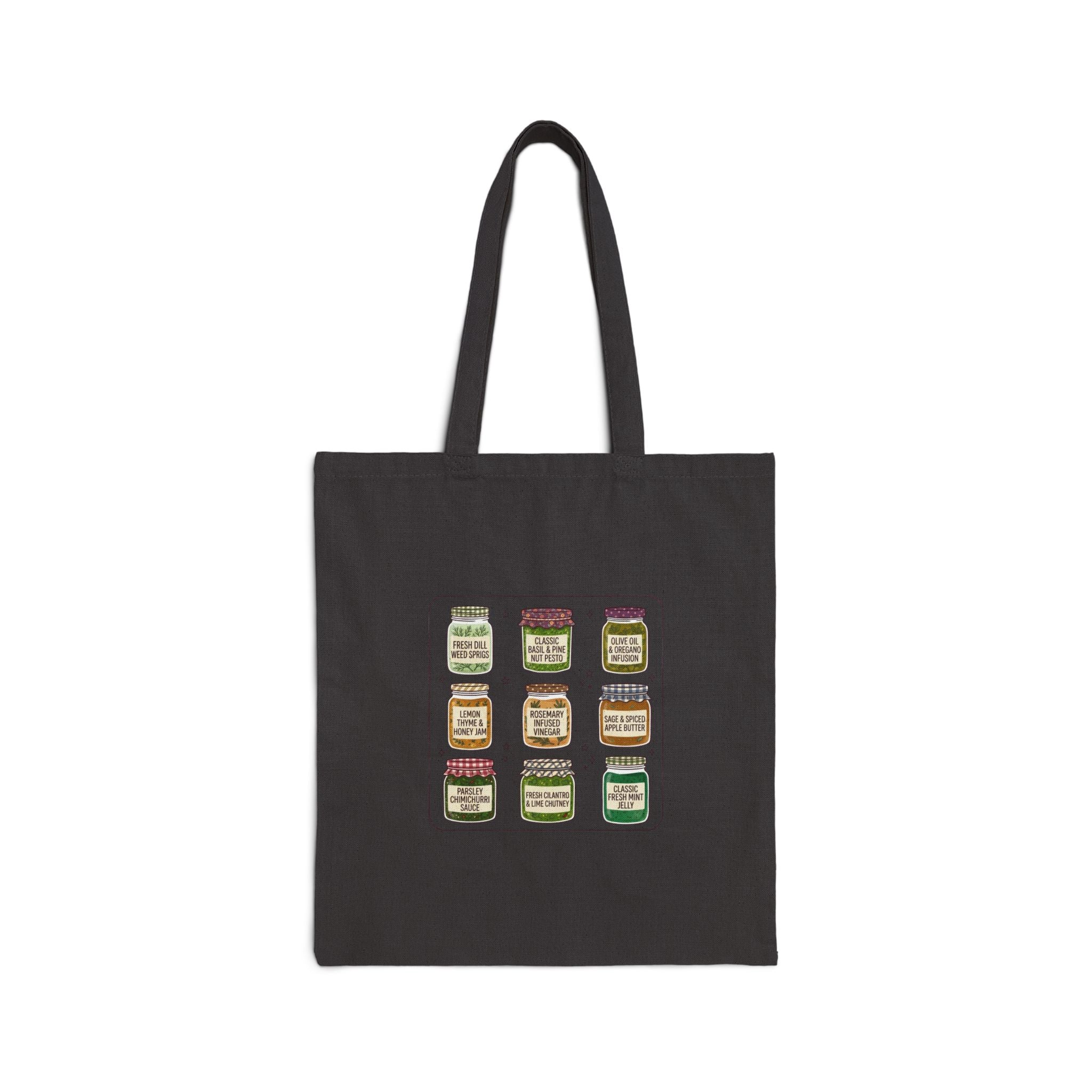 Retro Jam Jar Illustration Tote | Vintage Food Graphics, Diner Market Style