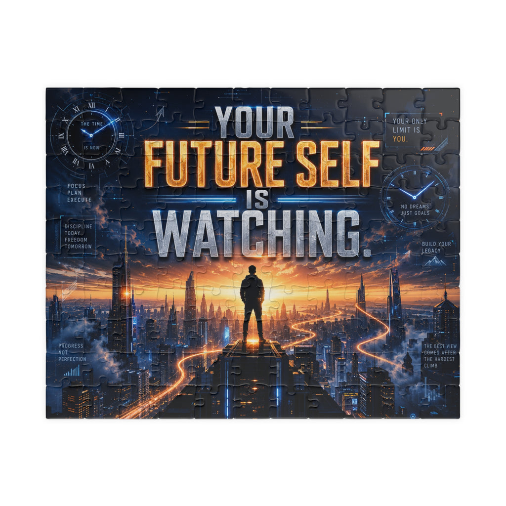 Motivational 'Your Future Self Is Watching' Puzzle (110–1014 pcs)