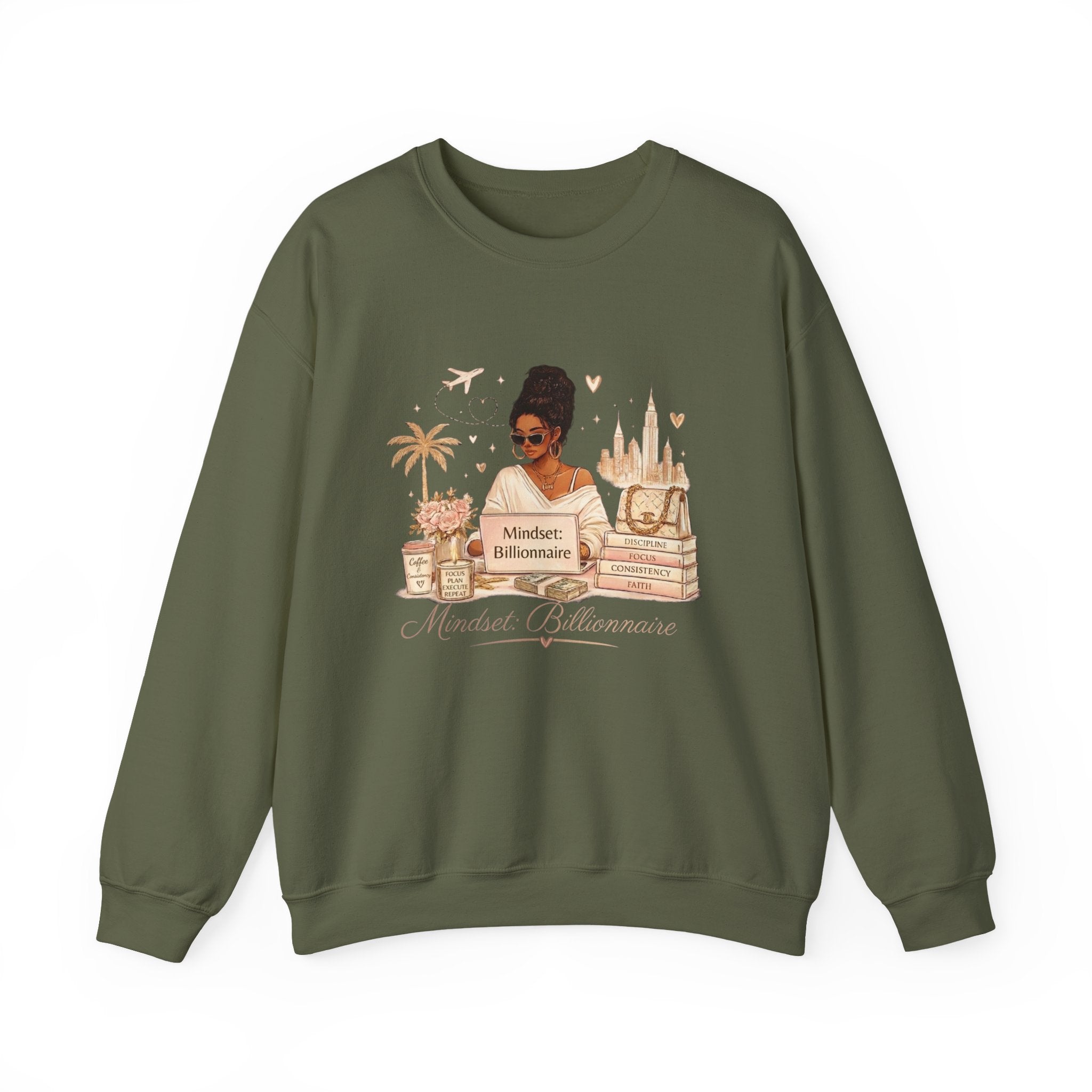 Mindset: Billionaire Sweatshirt — Luxe Travel & Ambition Crewneck