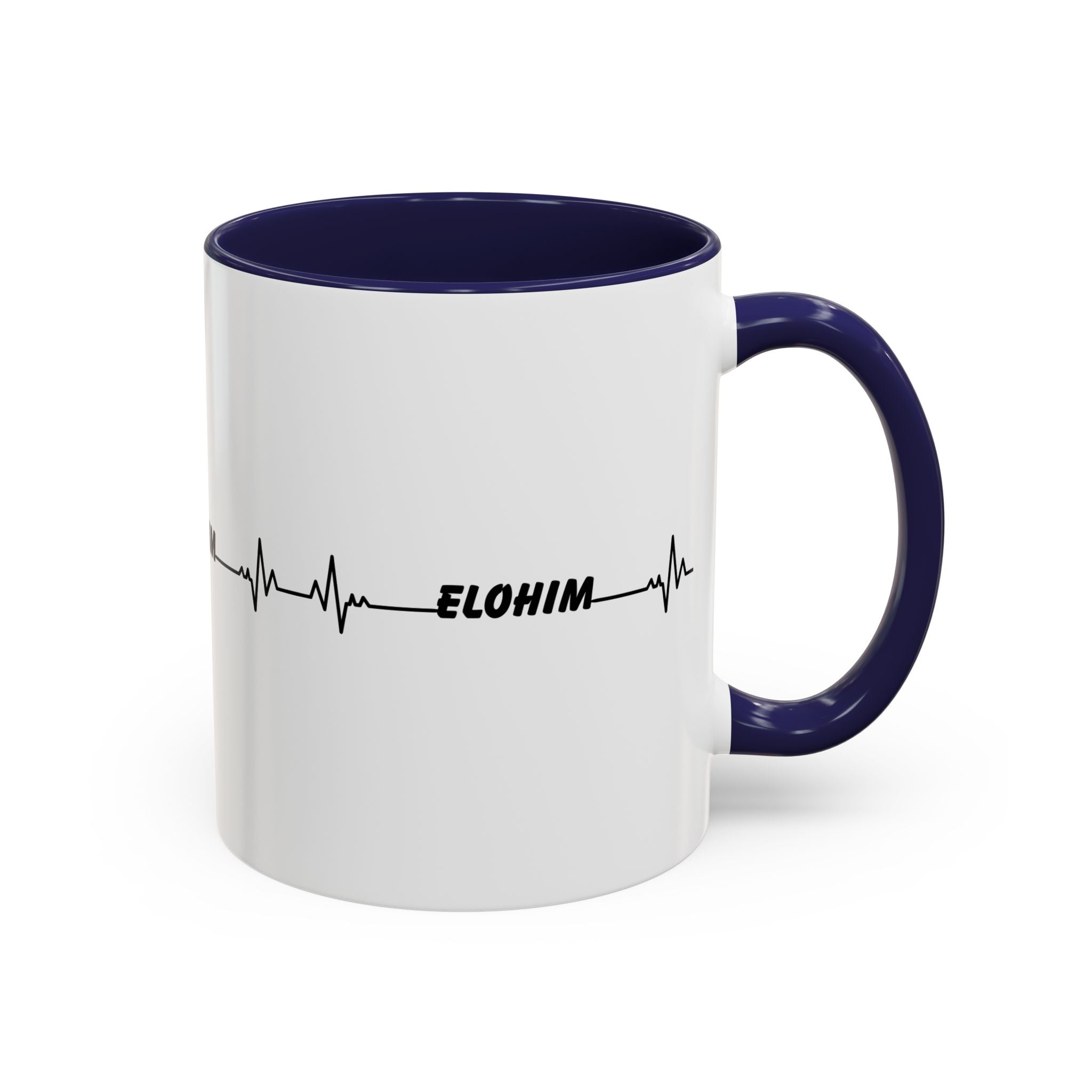 Elohim Heartbeat Accent Coffee Mug — 11/15oz