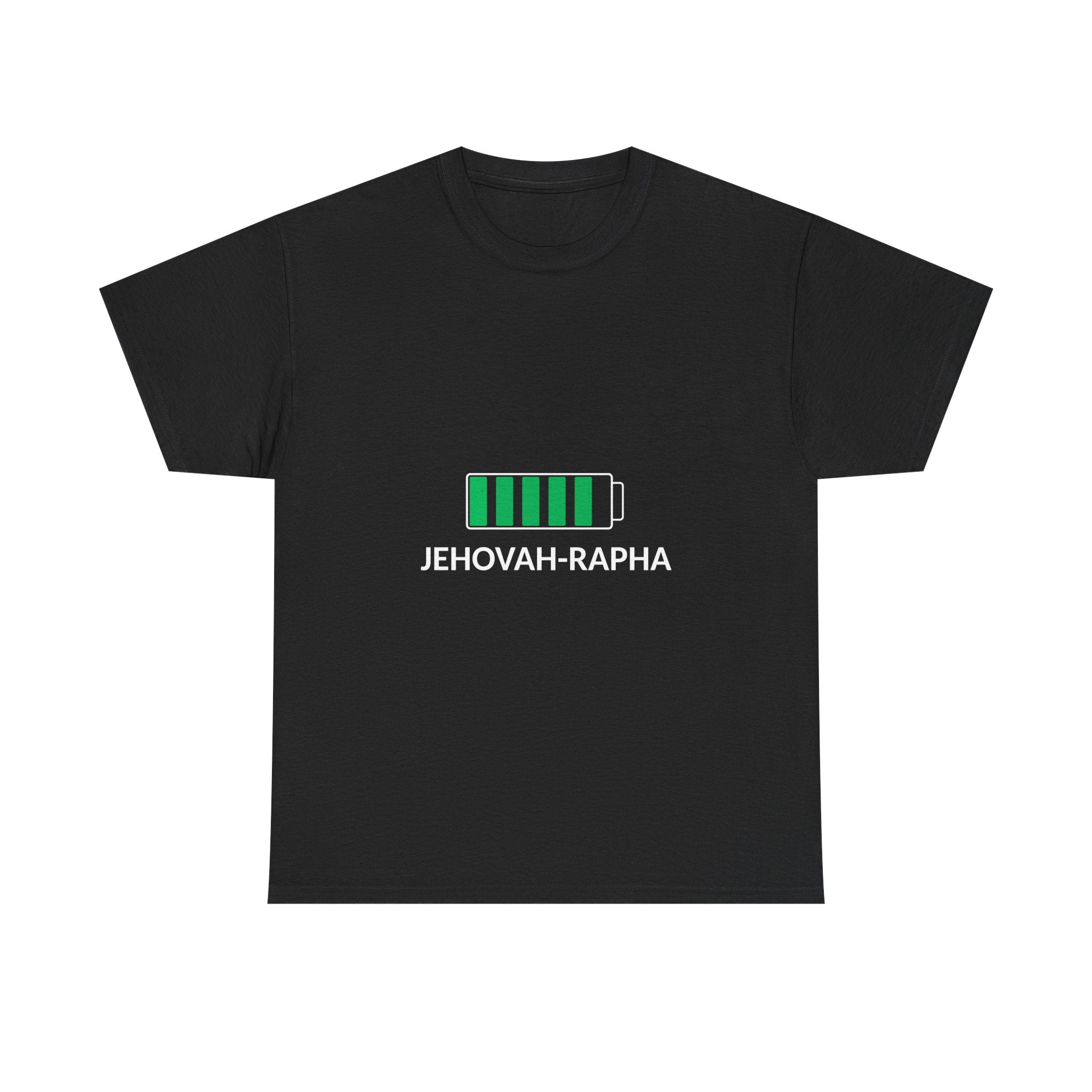 Battery Charge 'Jehovah-Rapha' T-Shirt — Christian Faith Tee
