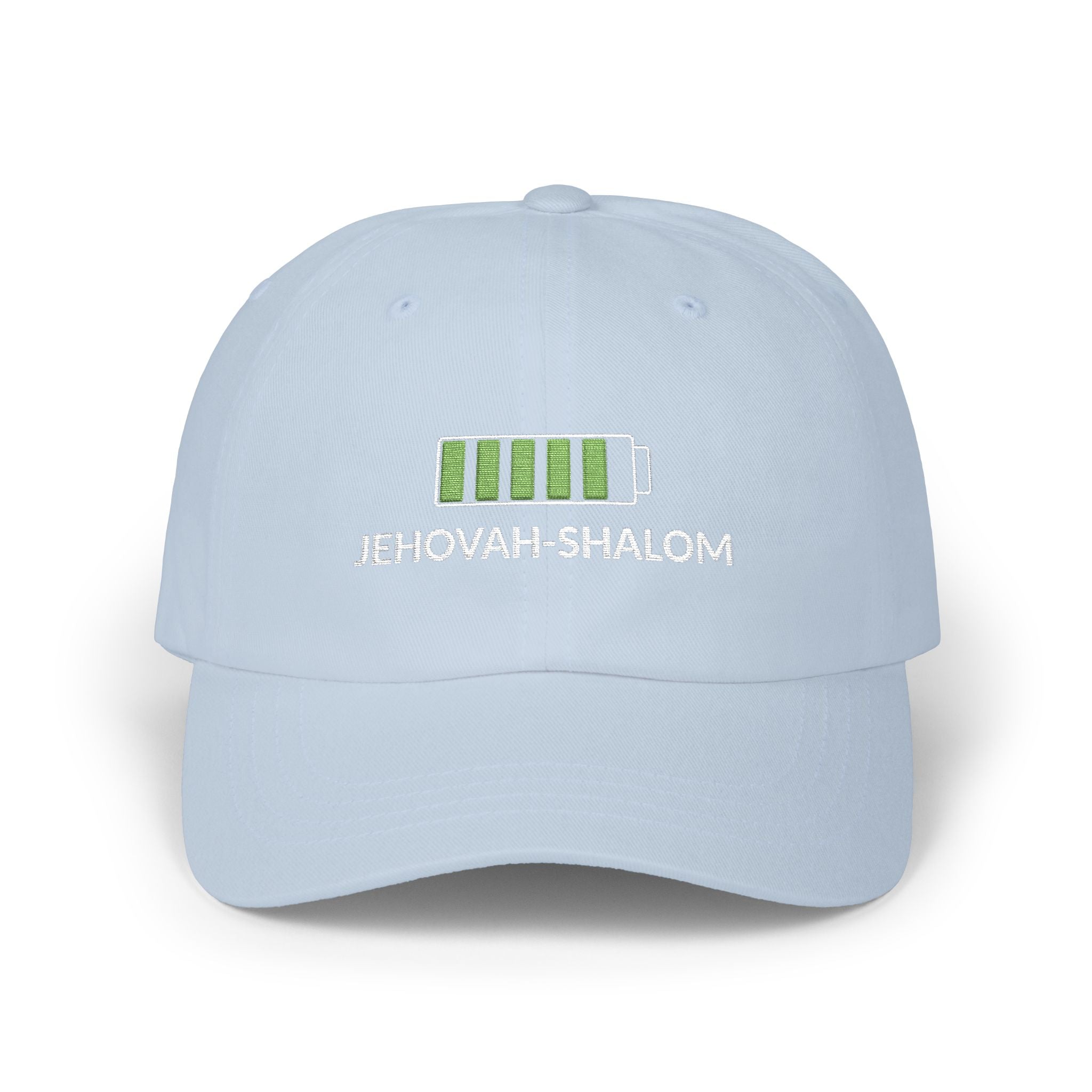 Jehovah Shalom Battery Icon Dad Cap