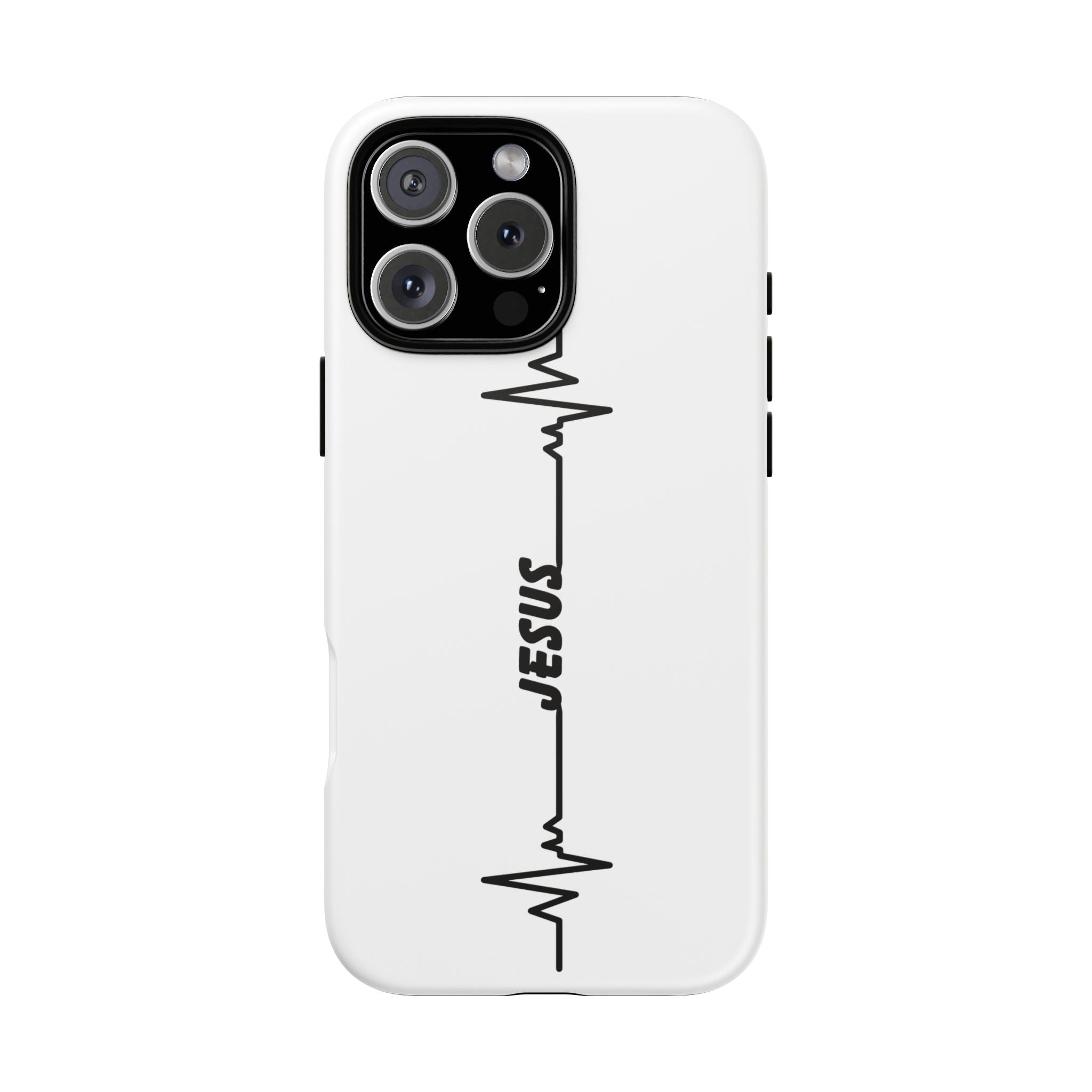 Jesus Heartbeat Phone Case — Christian Faith Protective Phone Cover