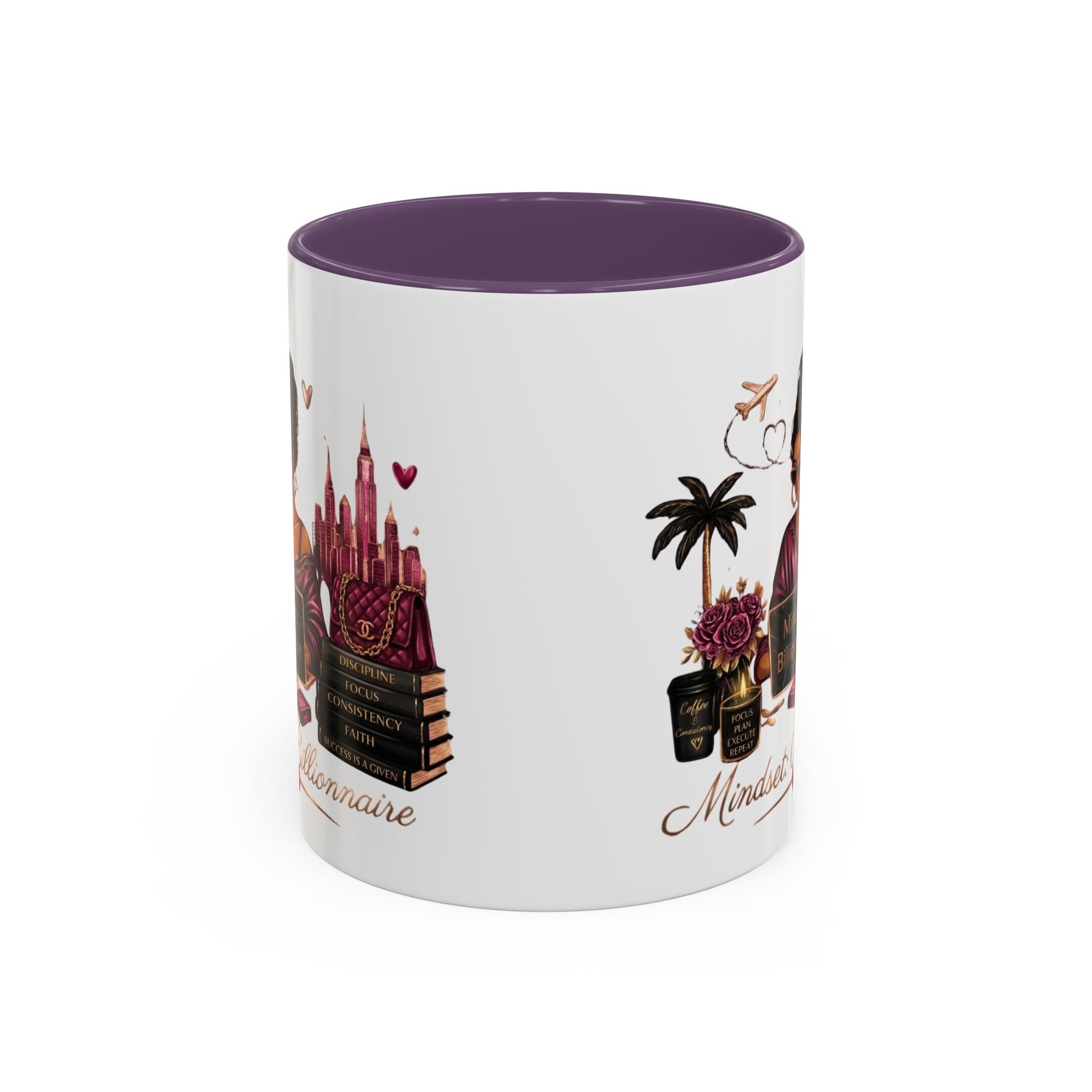 Mindset Billionaire Coffee Mug — Empowerment Coffee Cup for Ambitious Women