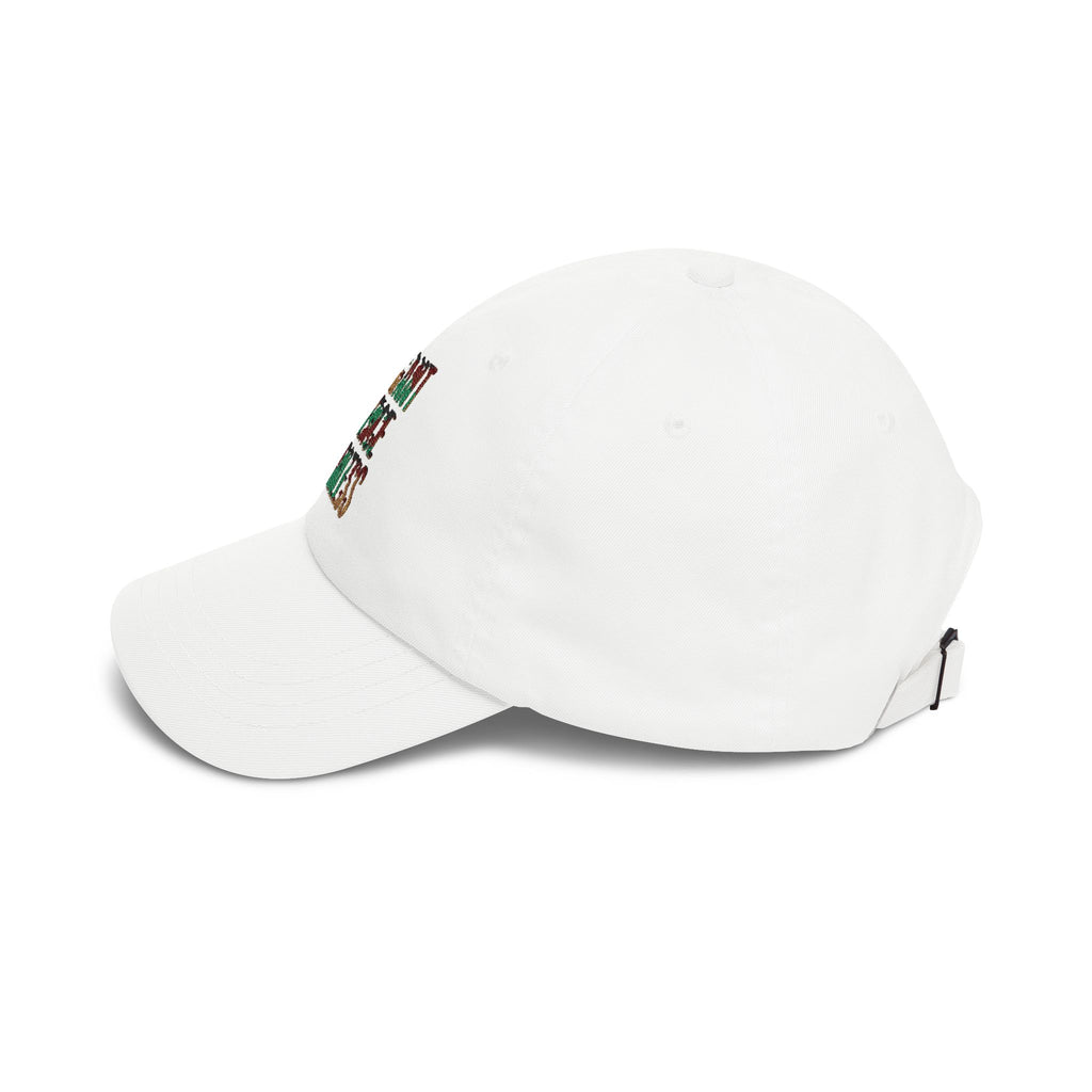 Dad Cap — Elegant Fierce Fearless Floral Embroidered Hat