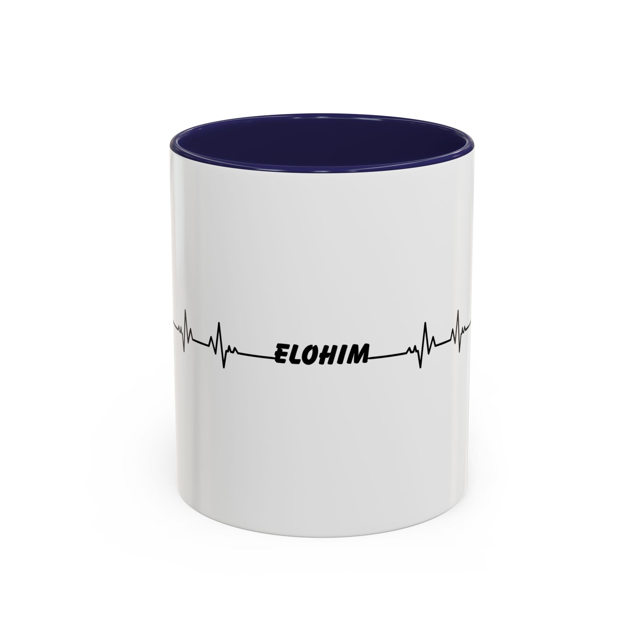 Elohim Heartbeat Accent Coffee Mug — 11/15oz