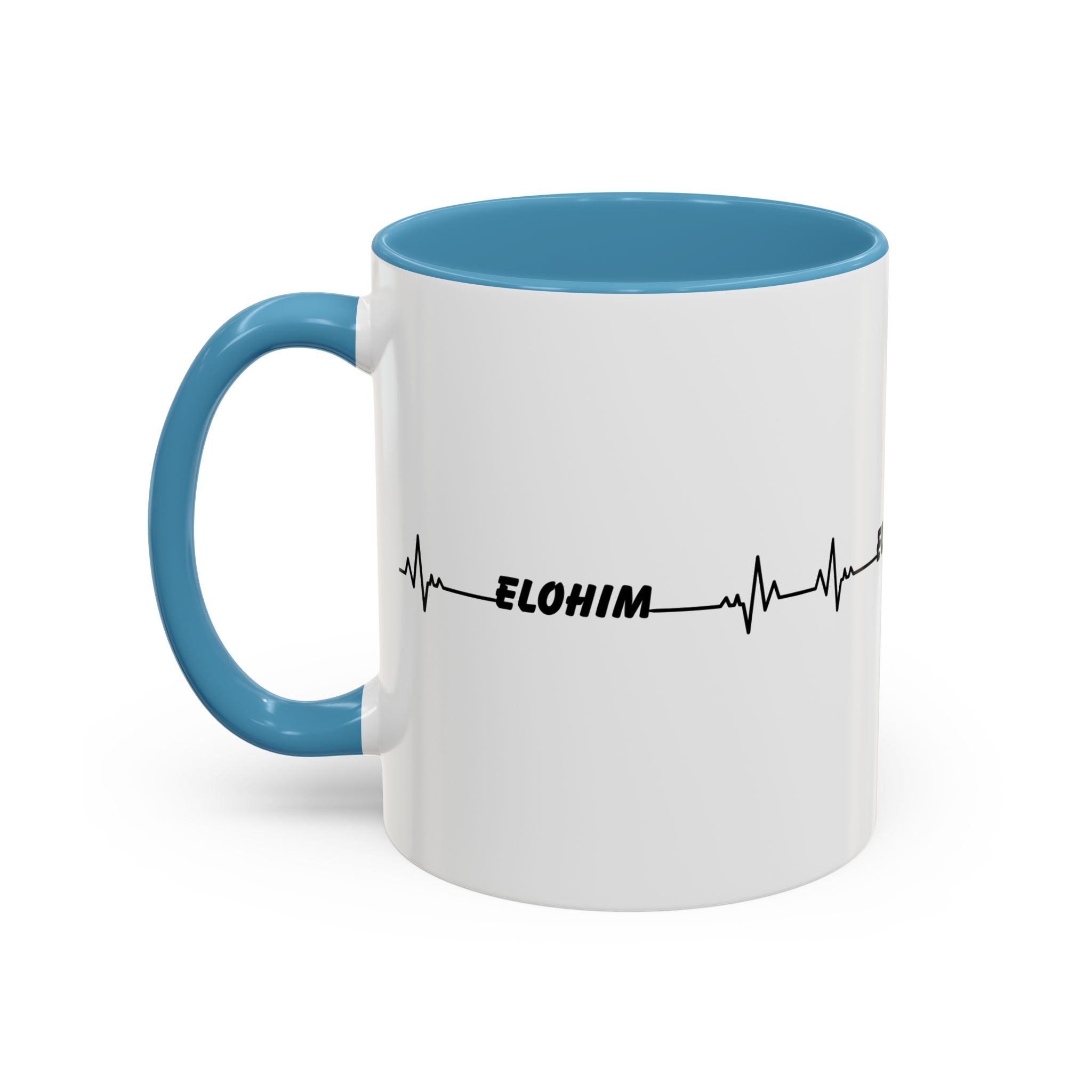 Elohim Heartbeat Accent Coffee Mug — 11/15oz