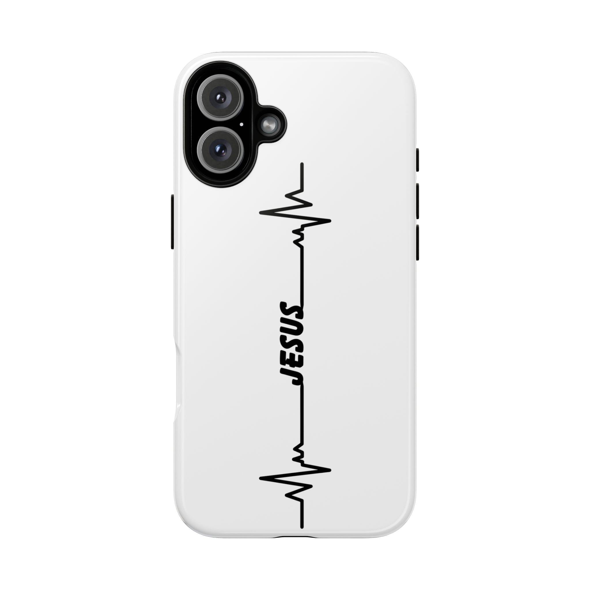 Jesus Heartbeat Phone Case — Christian Faith Protective Phone Cover