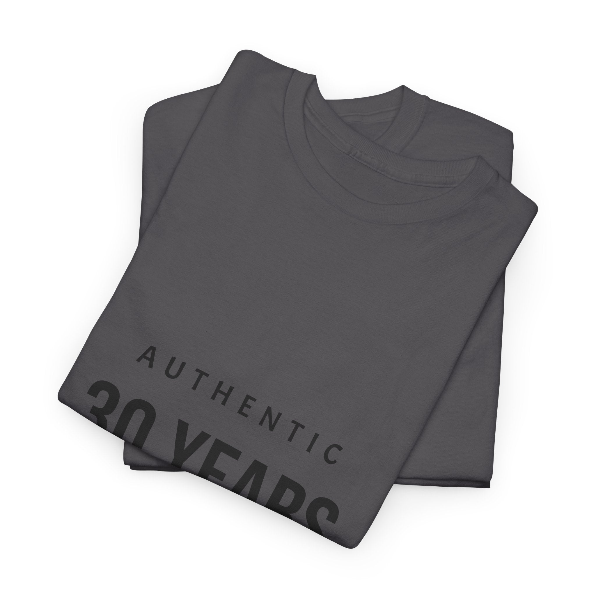 30 Years Authentic Tee — "30 Years of Lessons, Losses, Glow-Ups" Birthday Shirt