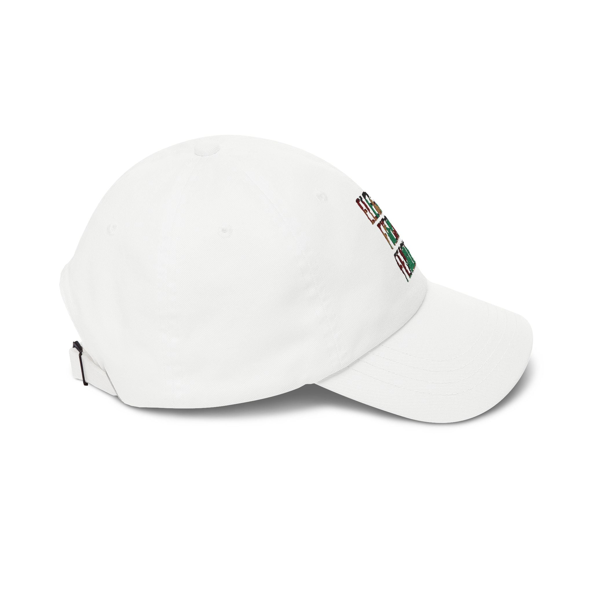Dad Cap — Elegant Fierce Fearless Floral Embroidered Hat